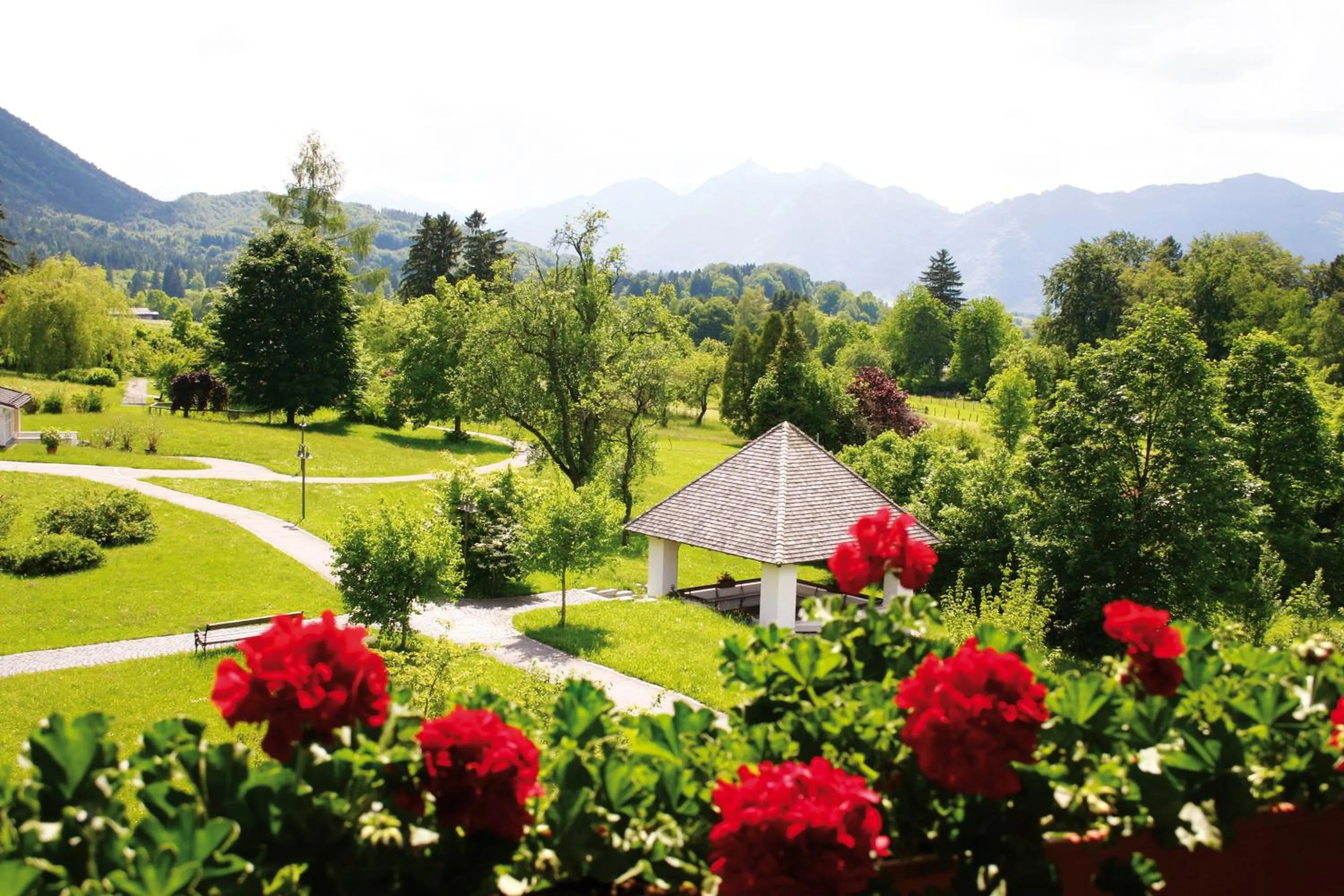 Patio in Hotel Alpenblick