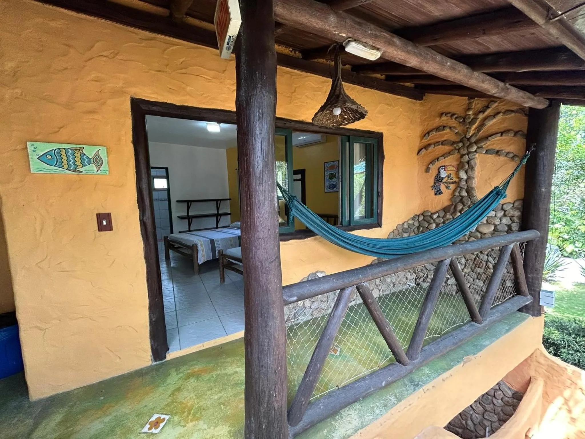 Balcony/Terrace in Pousada Beleza Pura na Praia da Ferrugem