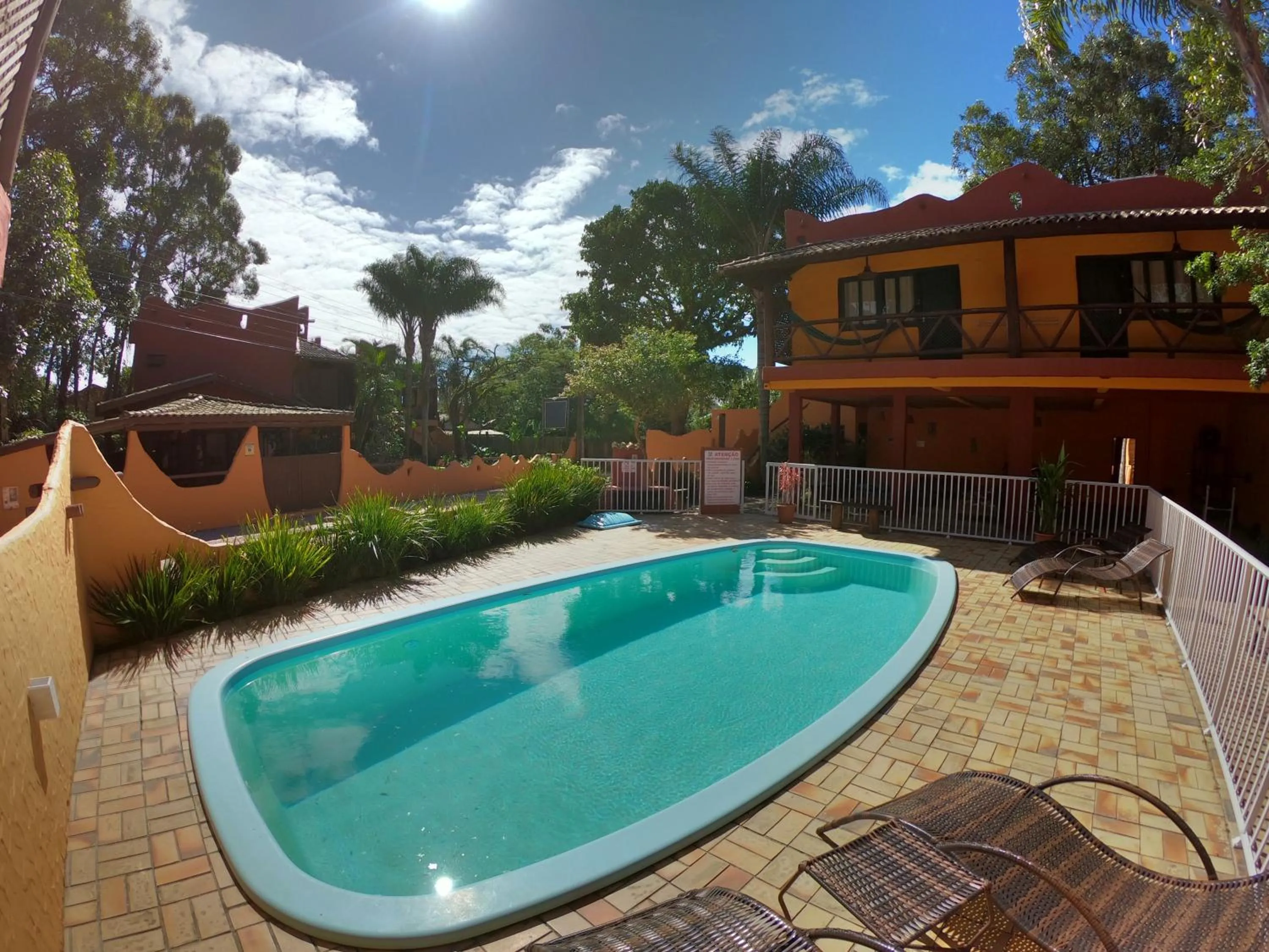Swimming pool in Pousada Beleza Pura na Praia da Ferrugem