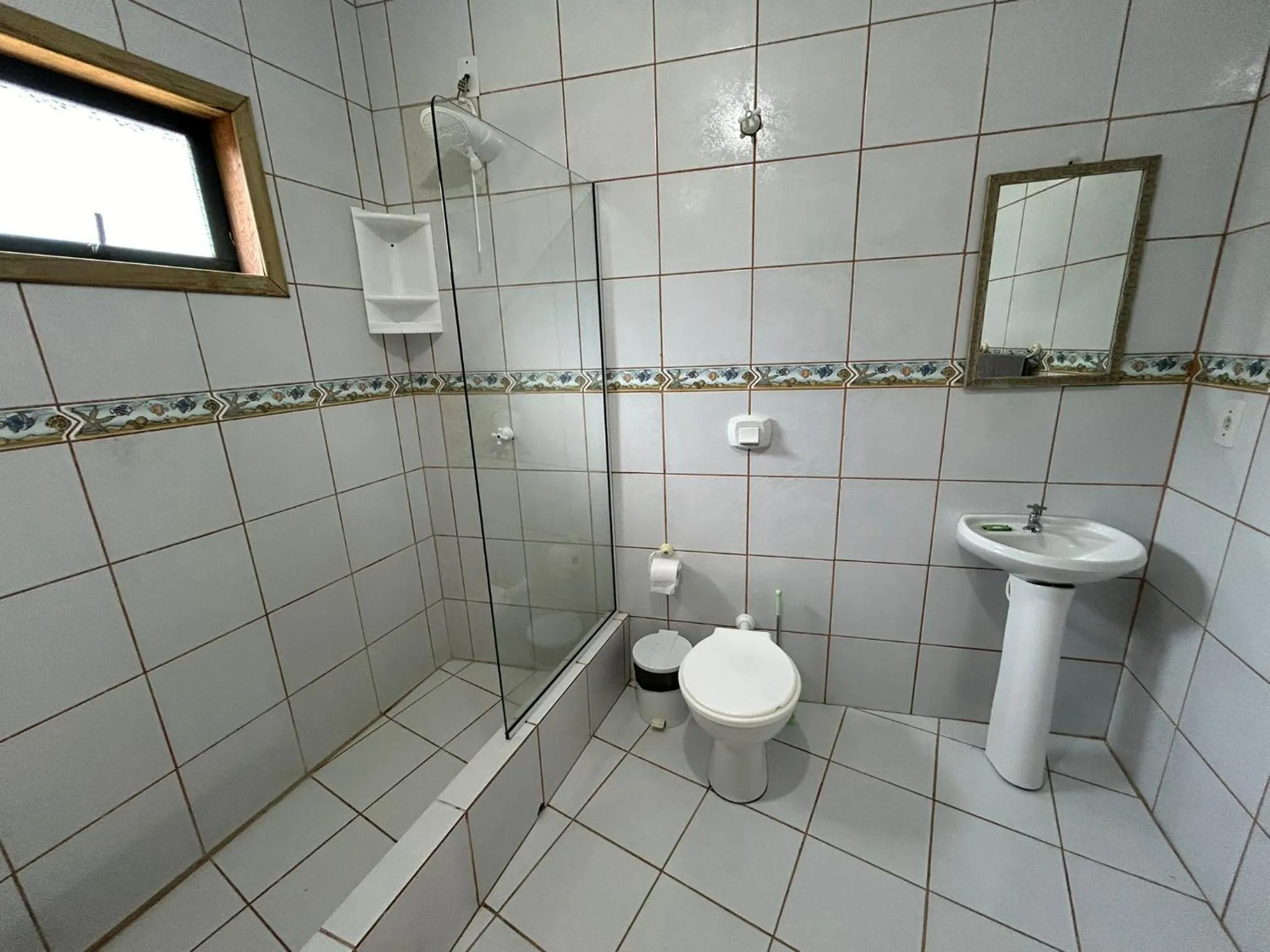 Bathroom in Pousada Beleza Pura na Praia da Ferrugem