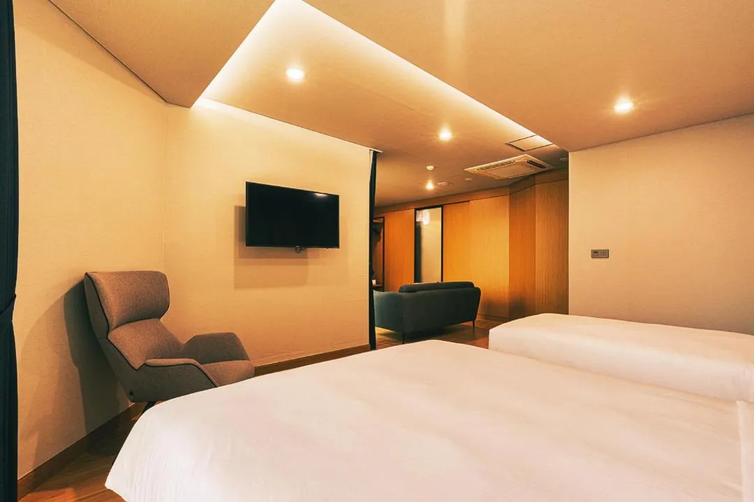 Bed in Kwangsu Hotel Haeundae