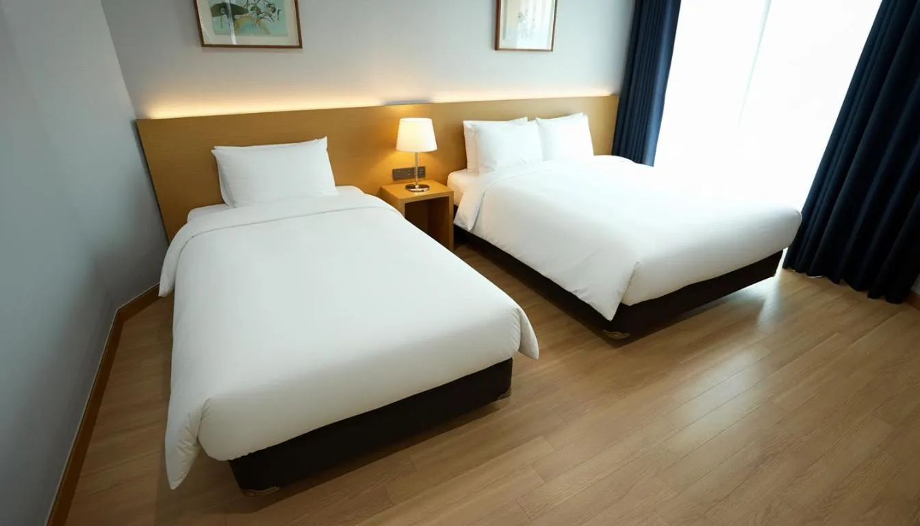 Bed in Kwangsu Hotel Haeundae