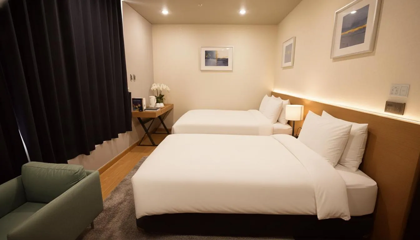 Bed in Kwangsu Hotel Haeundae