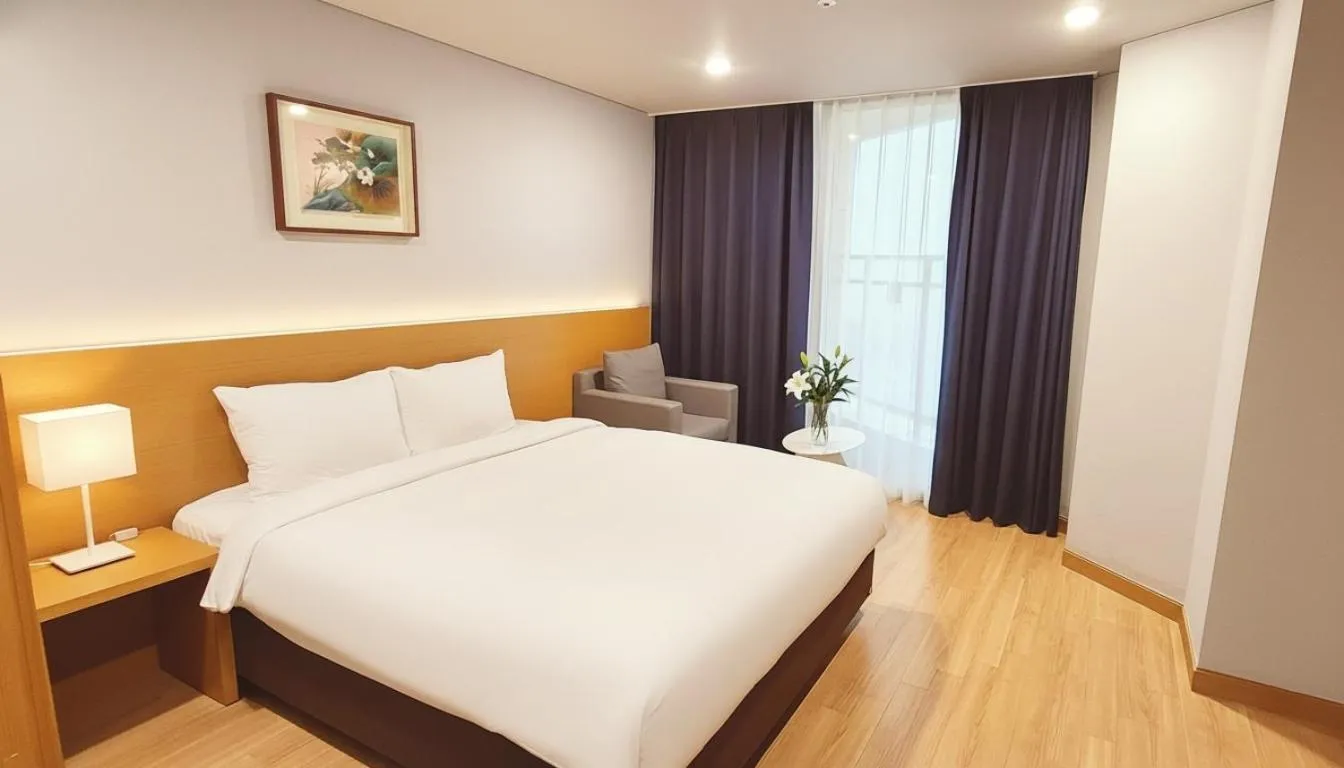 Bedroom, Bed in Kwangsu Hotel Haeundae