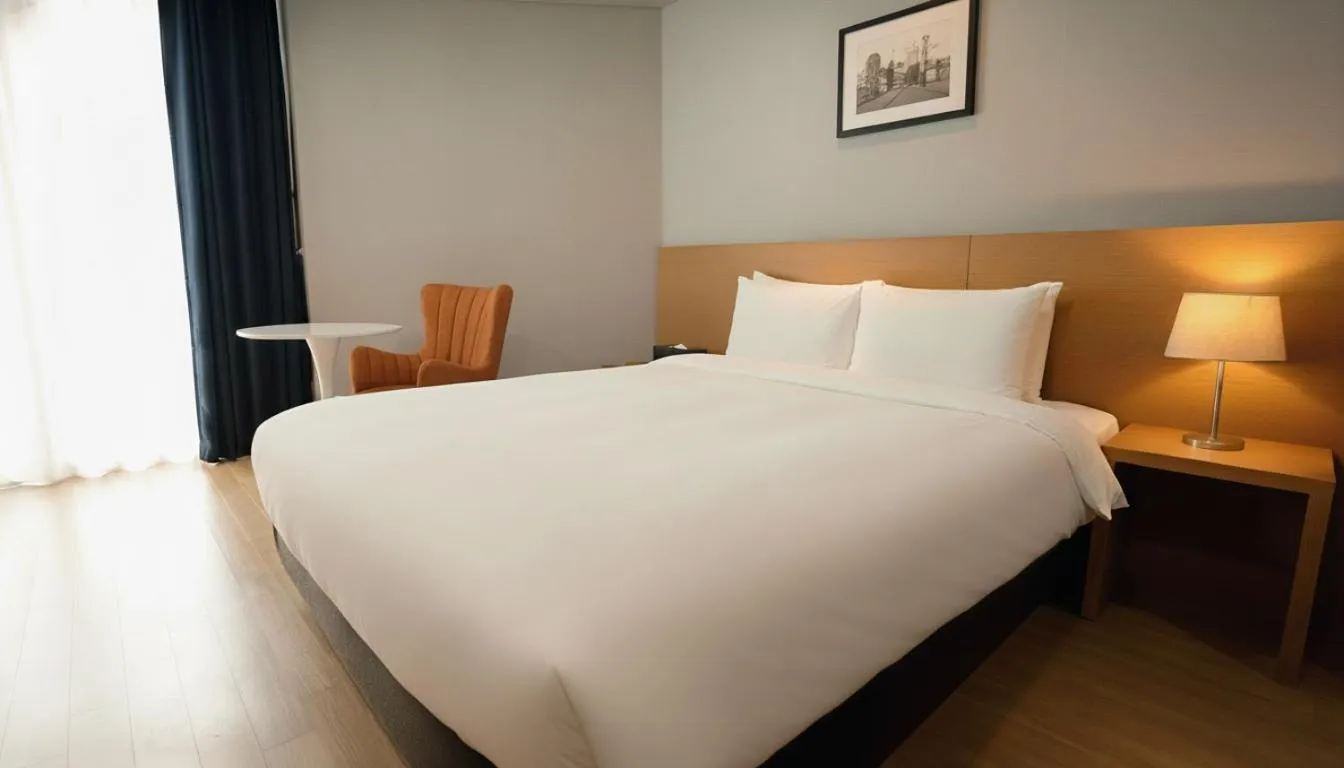 Bed in Kwangsu Hotel Haeundae