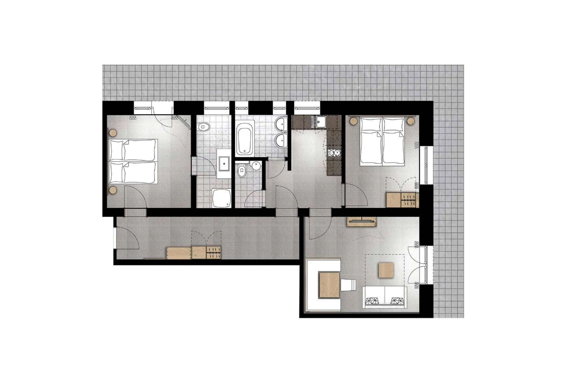Floor plan in Gurglhof Apartmenthaus