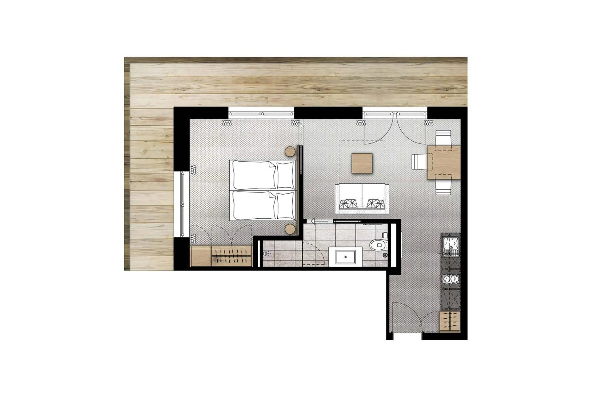 Floor plan in Gurglhof Apartmenthaus
