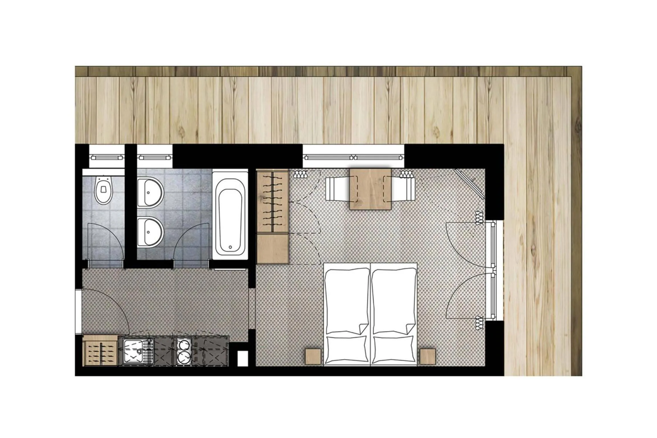 Floor plan in Gurglhof Apartmenthaus