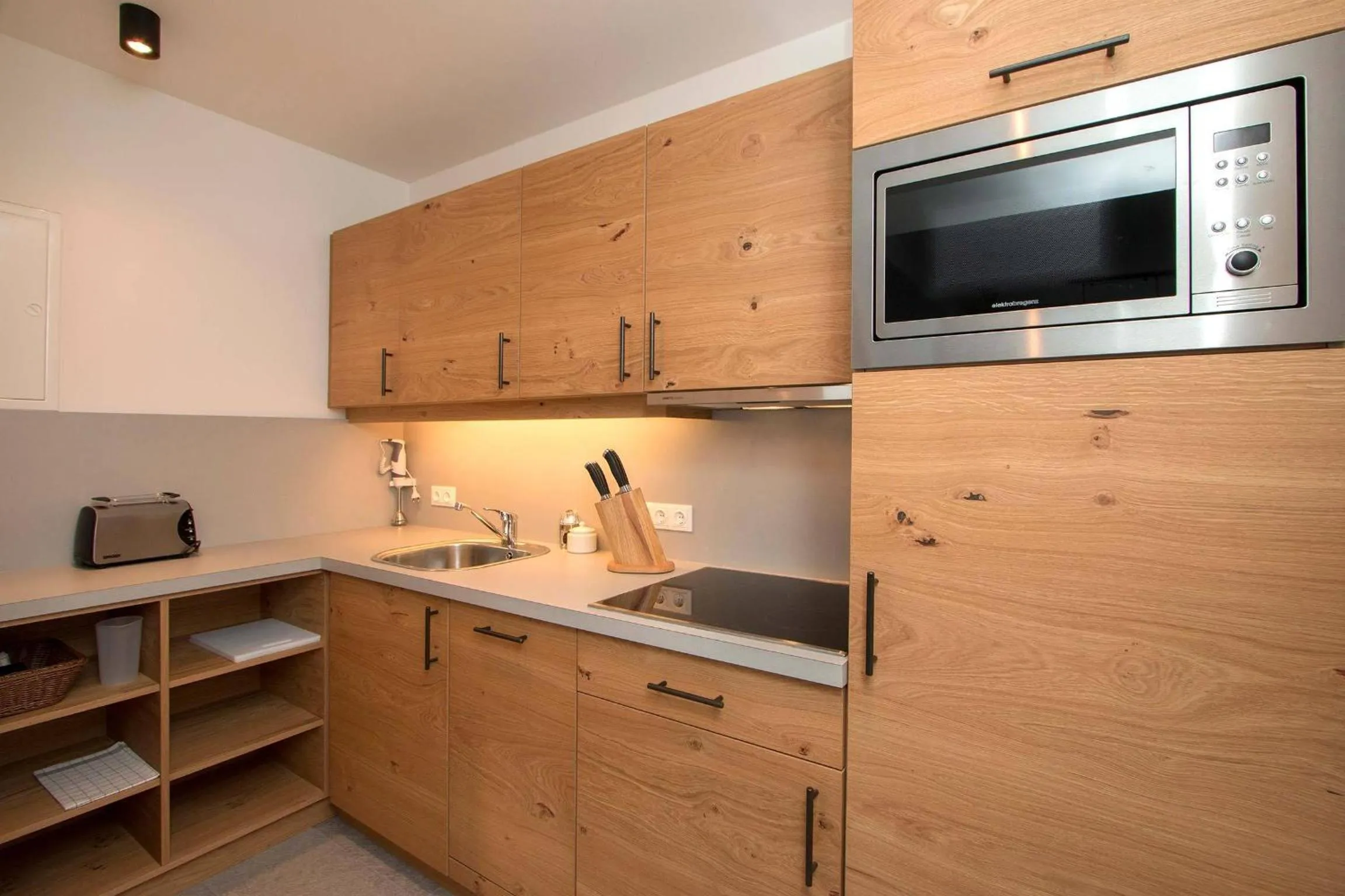 Kitchen or kitchenette in Gurglhof Apartmenthaus