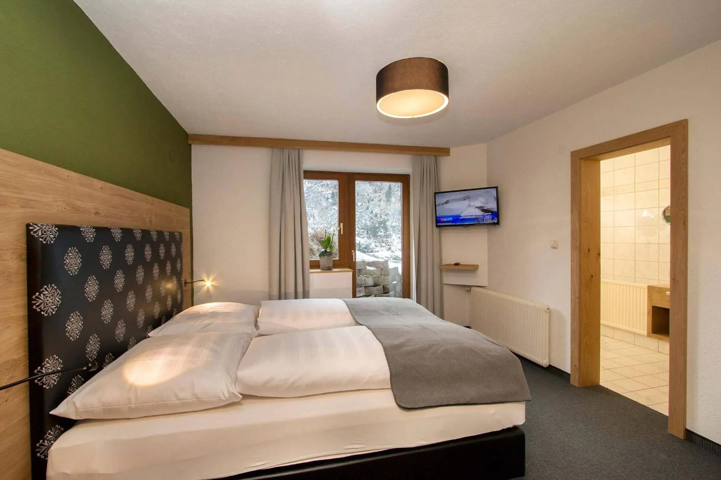 Bed in Gurglhof Apartmenthaus