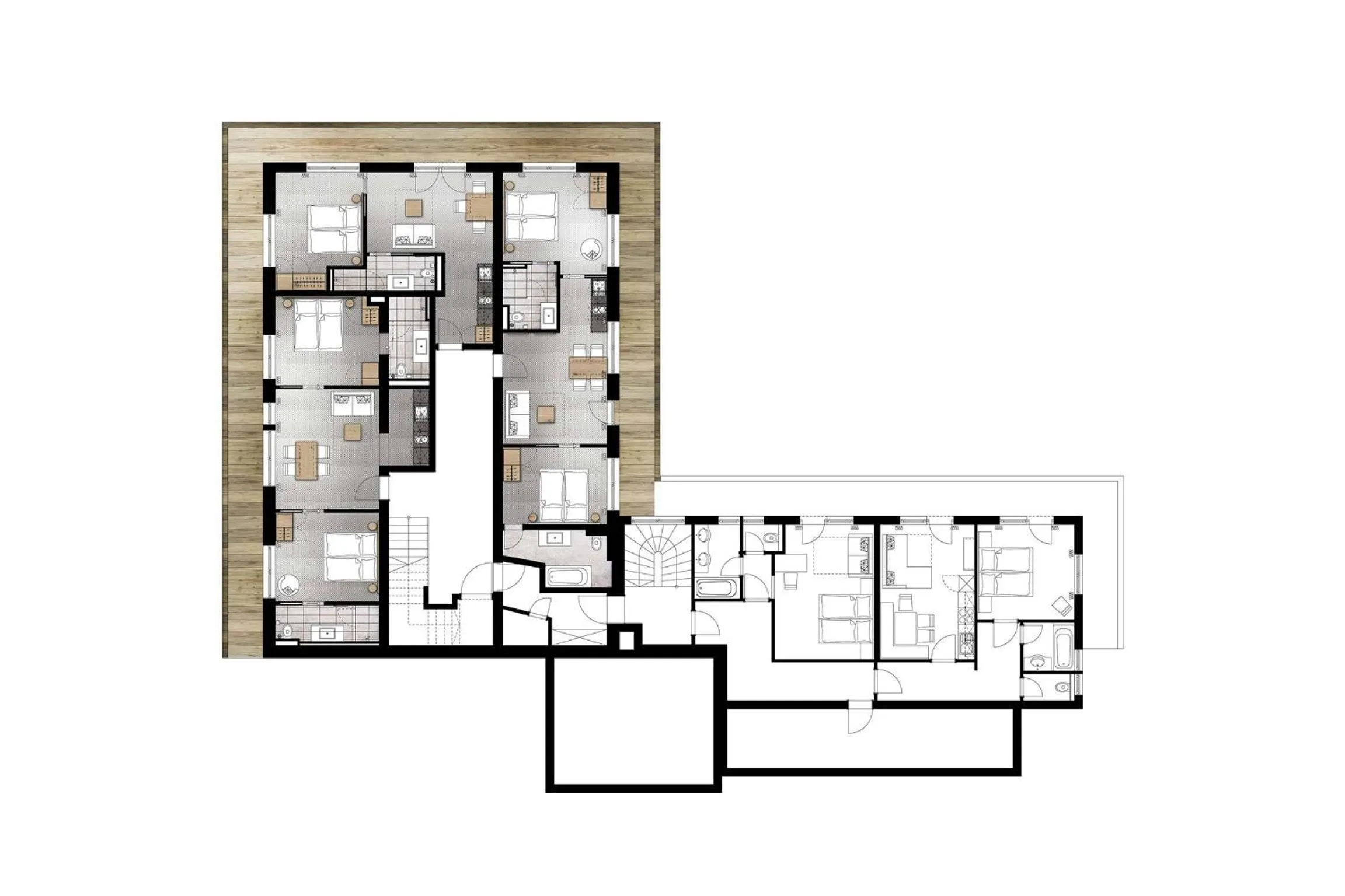 Floor plan in Gurglhof Apartmenthaus
