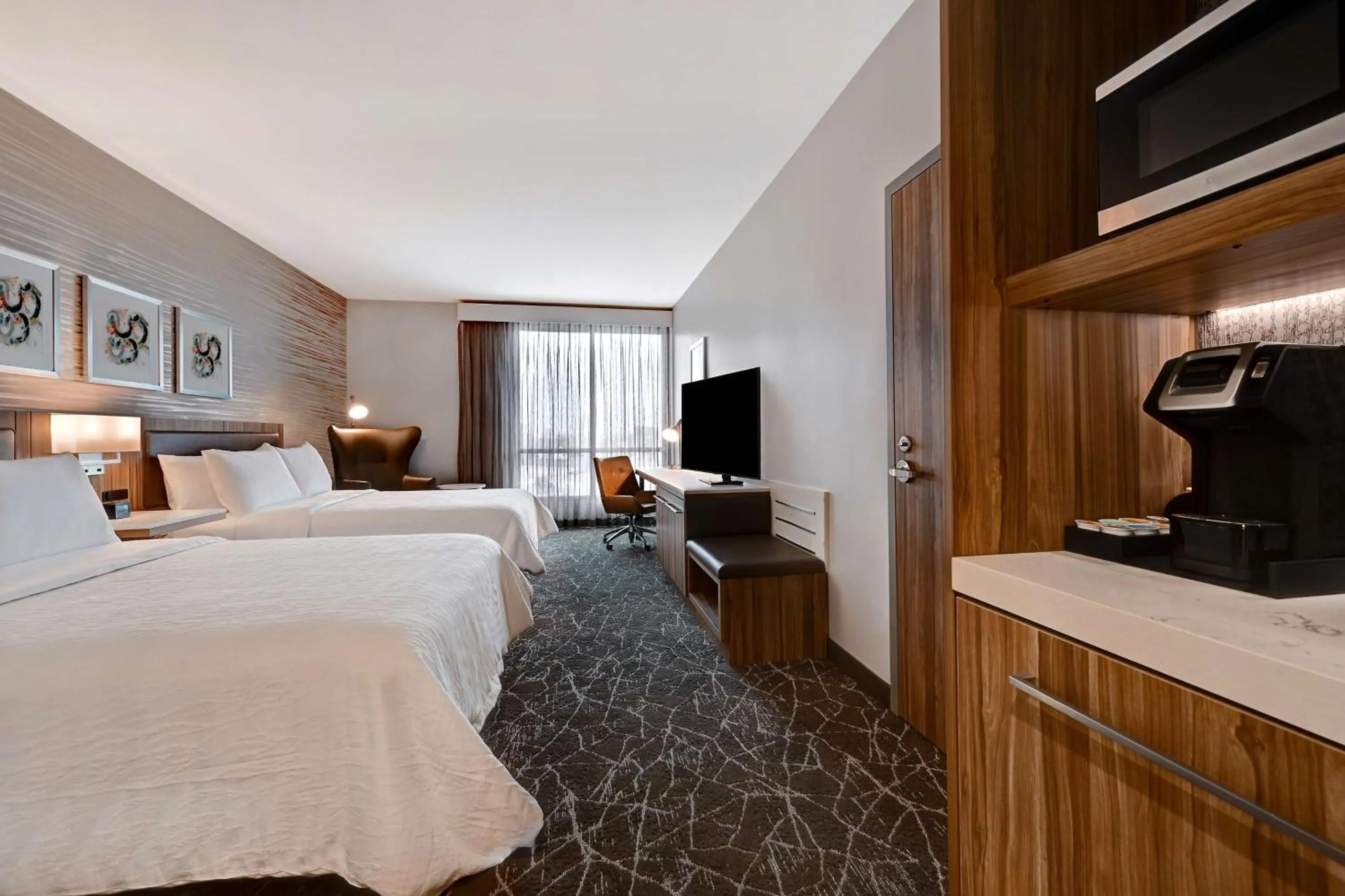 Bed in Hilton Garden Inn Anaheim Resort