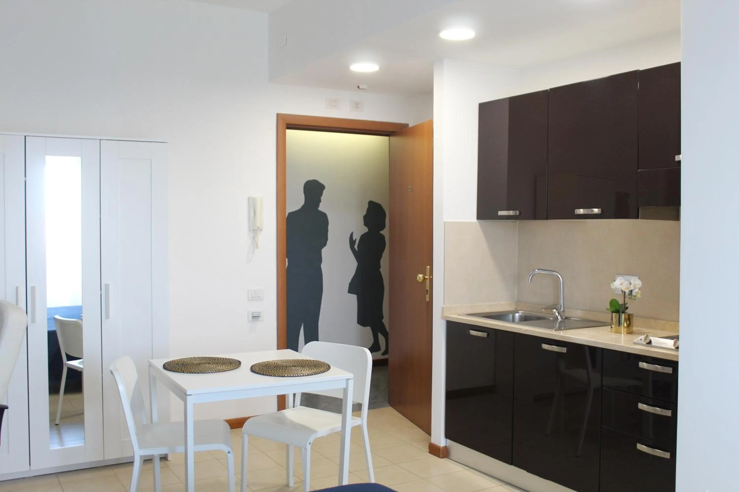 Kitchen or kitchenette in Residenza Conti