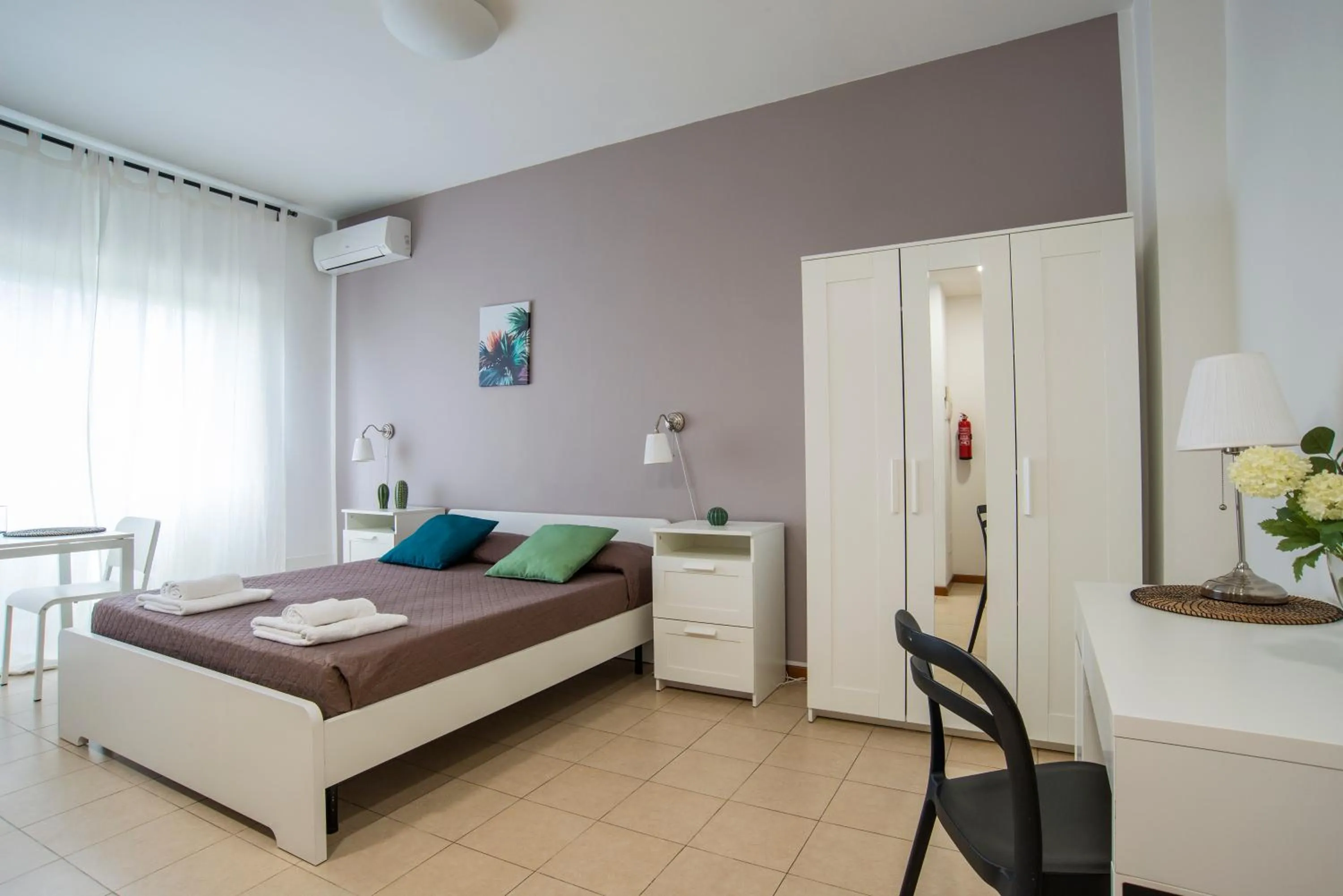 View (from property/room), Bed in Residenza Conti