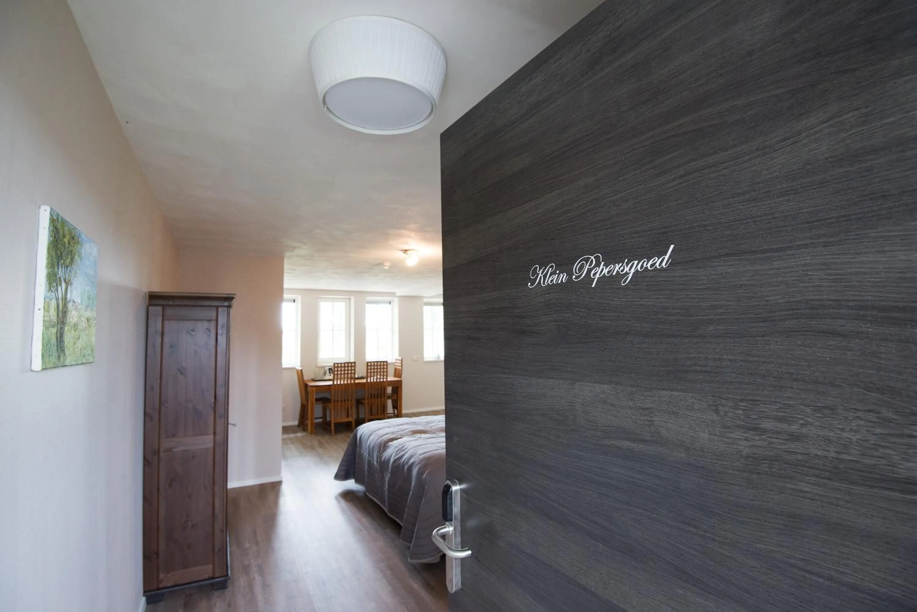 Decorative detail, Bed in B&B Groot Pepersgoed