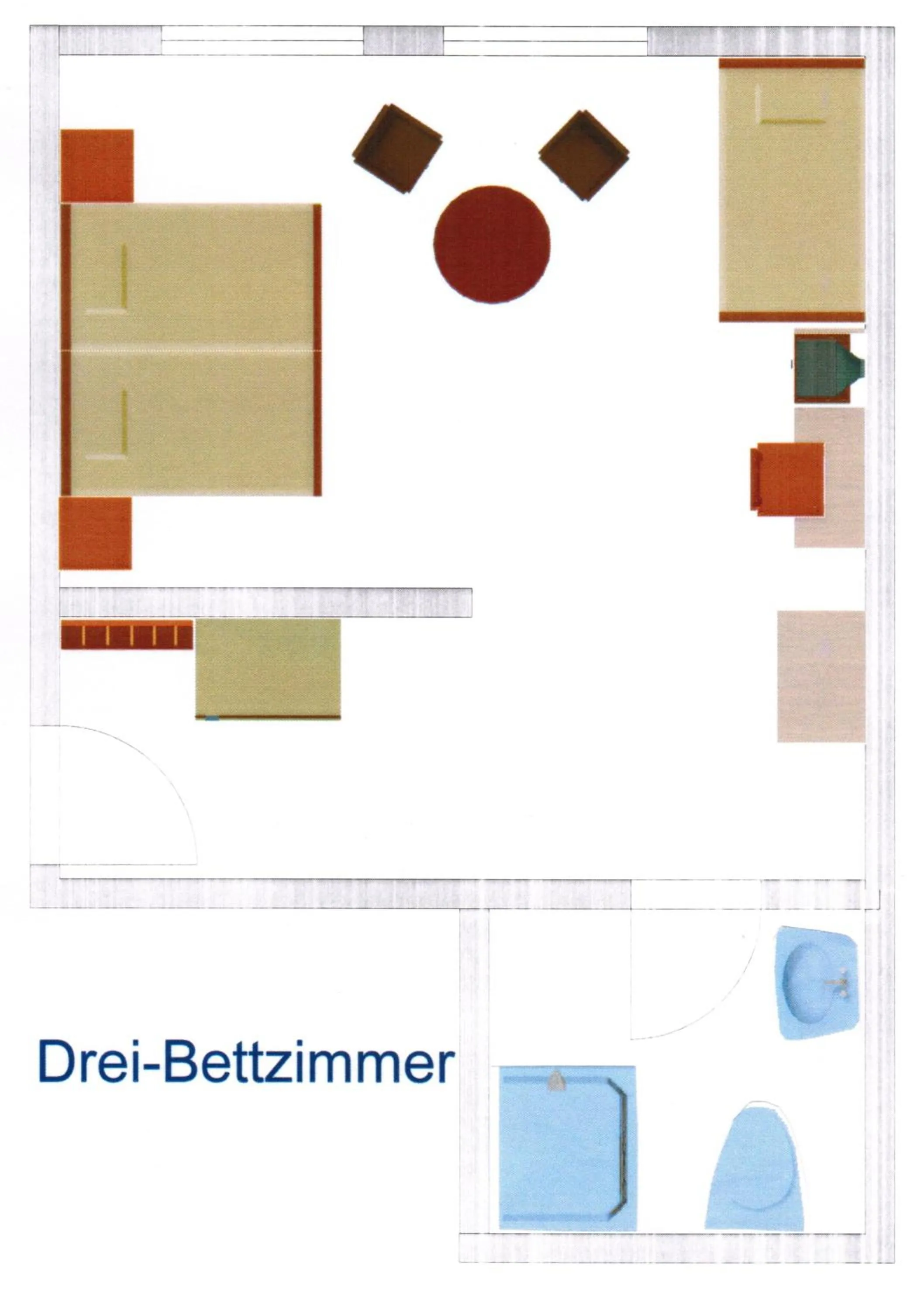 Floor plan in Hotel Am Weyerhof