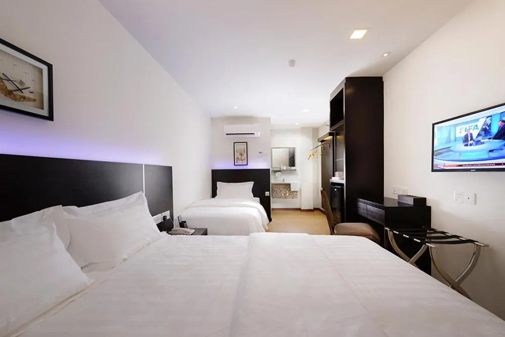 Bed in ERNES Hotel Bayu Mutiara