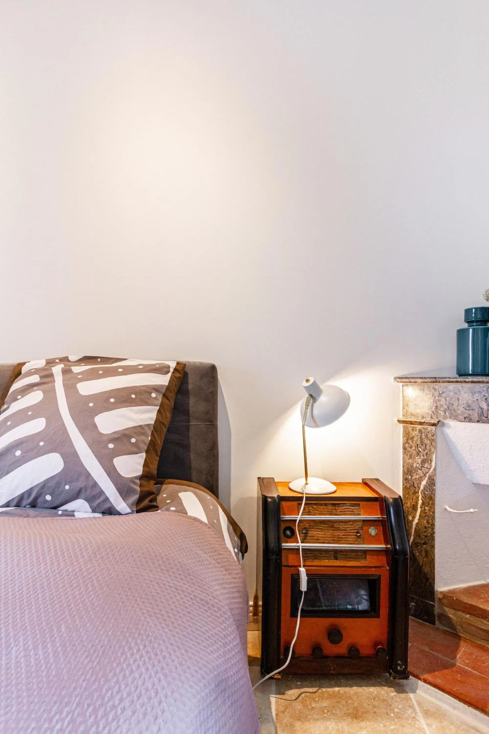 Bed in B&B du Couvent, vue château