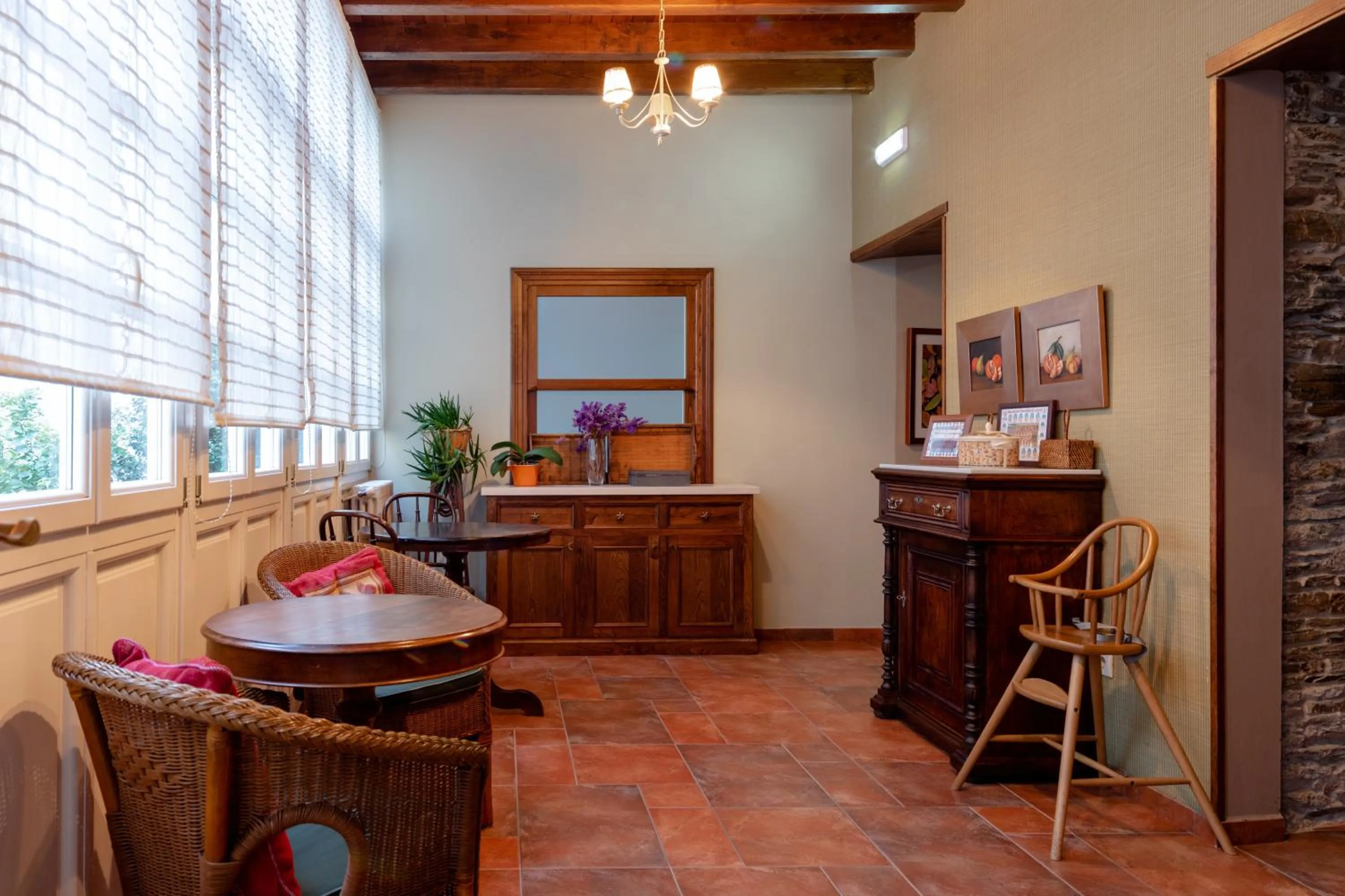 Seating area in Casa Soto