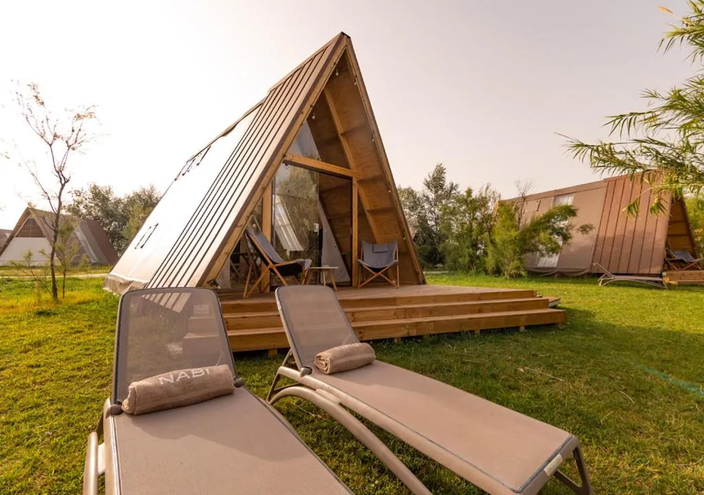 sunbed in Nabi Resort Glamping & SPA