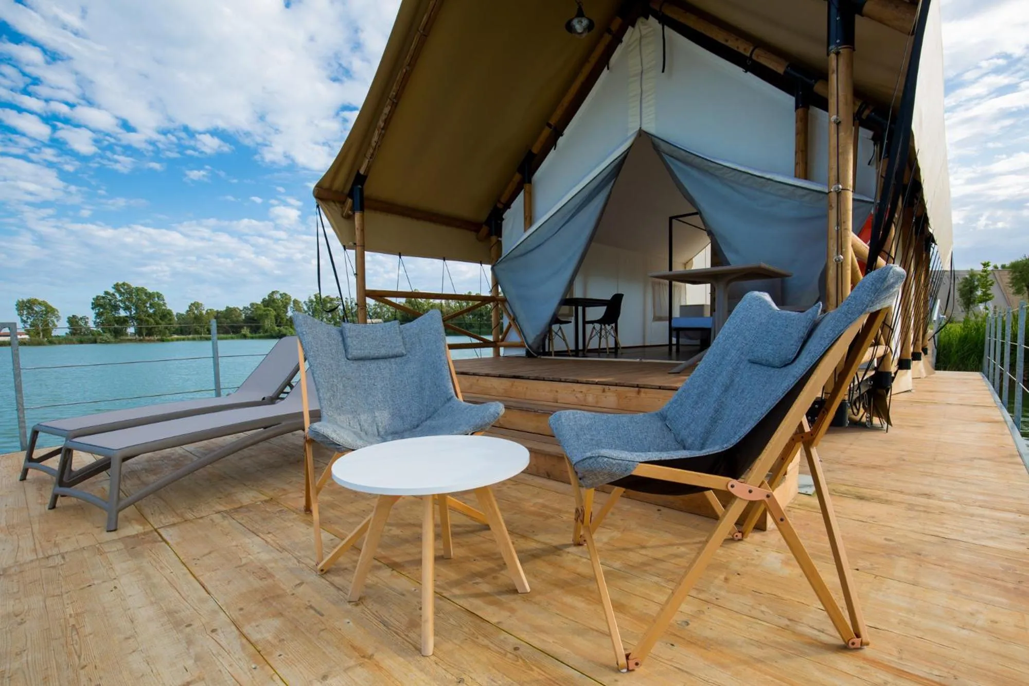 Patio in Nabi Resort Glamping & SPA