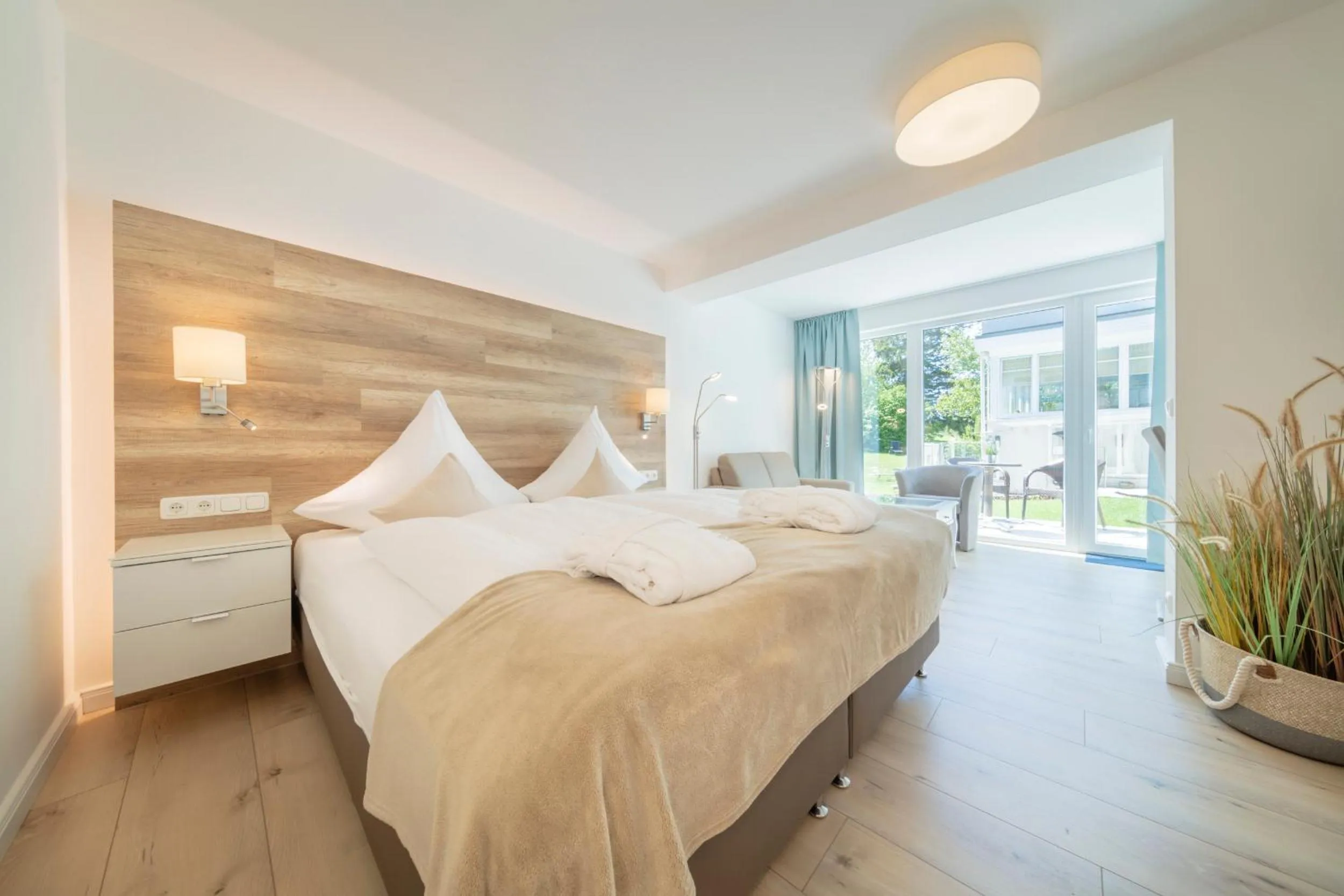 Bed in HofHotel Krähenberg