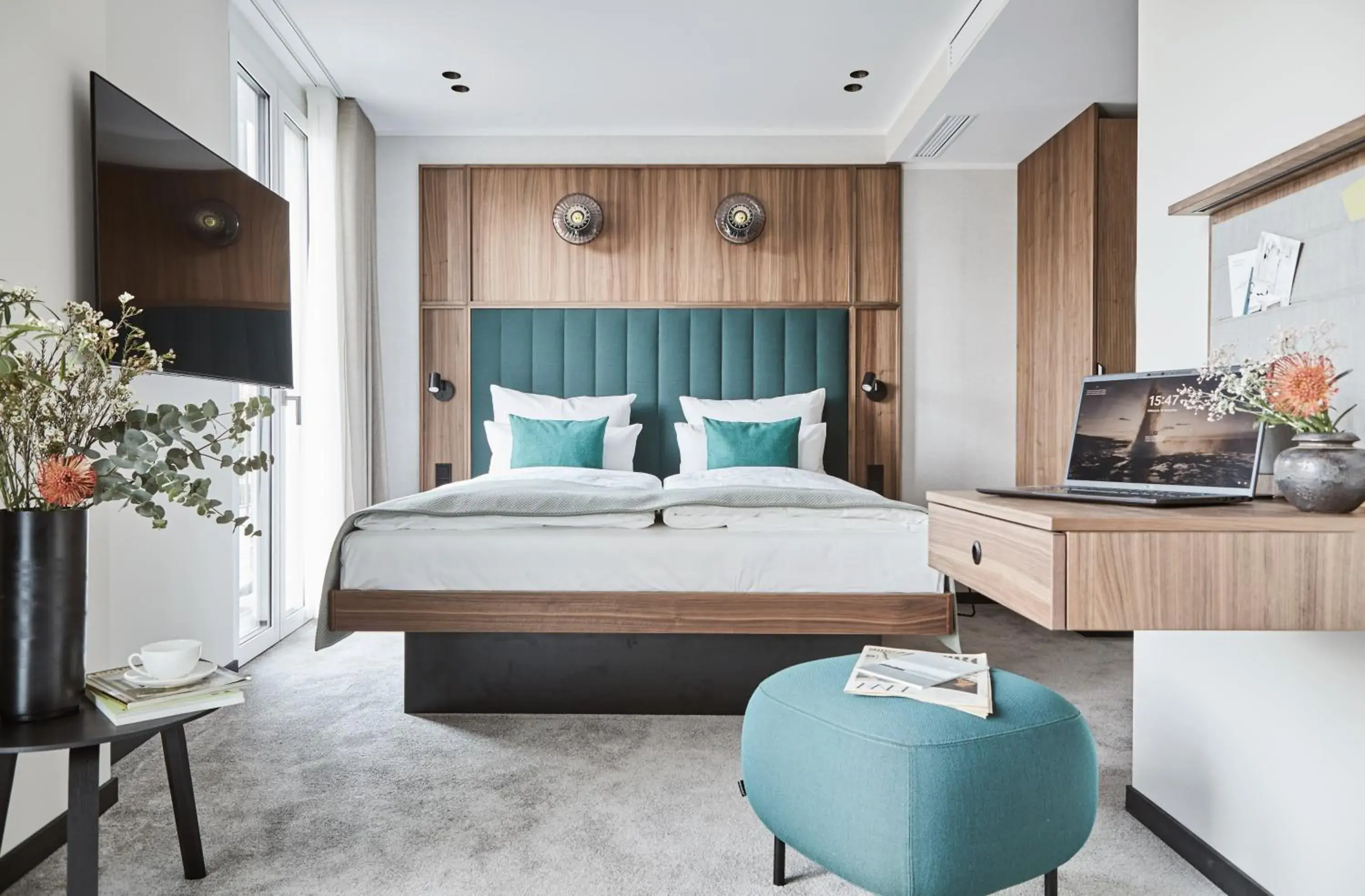 Terrace Double Room mit Panorama Meerblick in Baltic Hideaways Beach Hotel Warnemünde Terrace Double Room mit Panorama Meerblick in Baltic Hideaways Beach Hotel Warnemünde