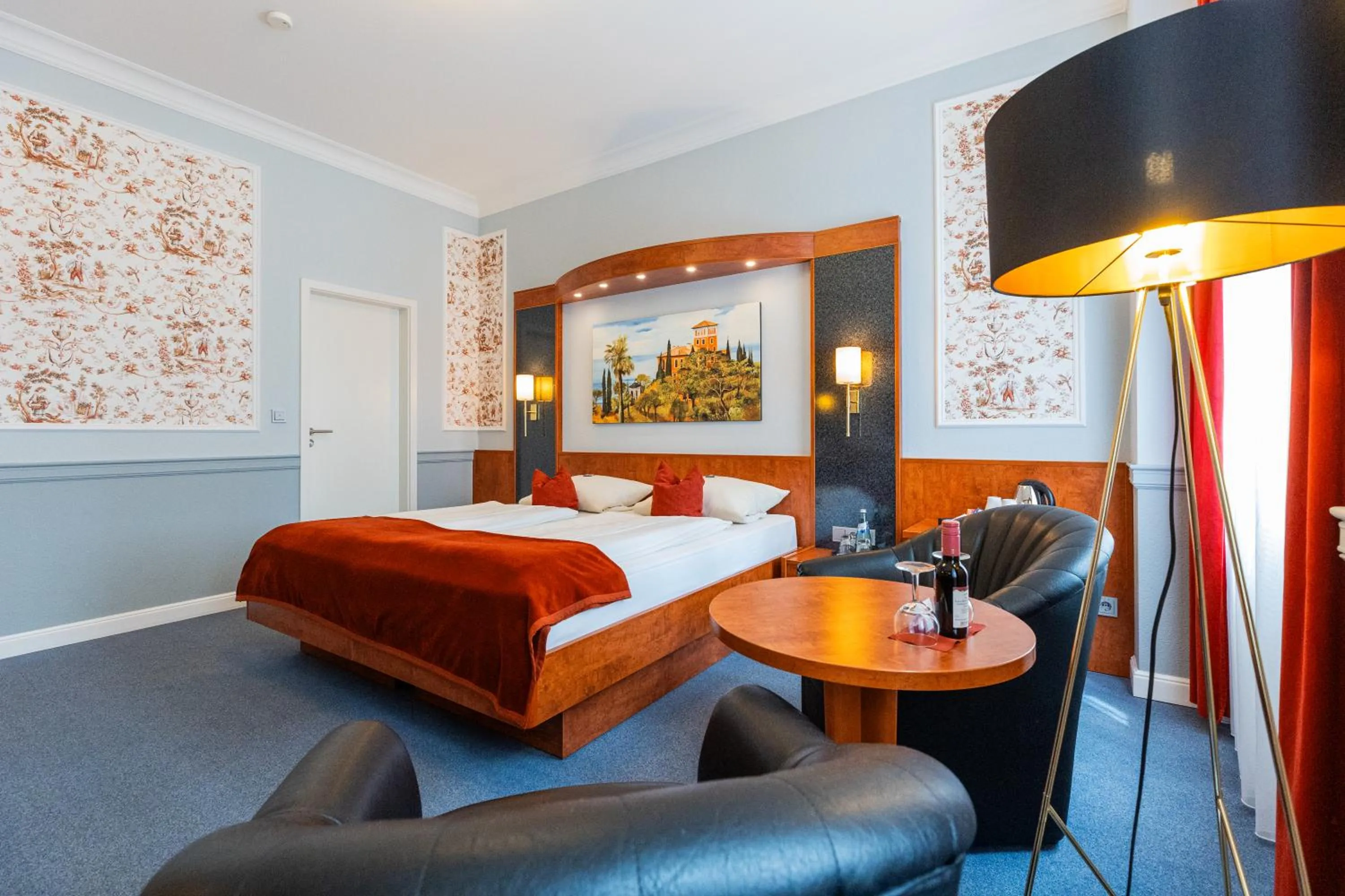 Bed in Hotel West an der Bockenheimer Warte