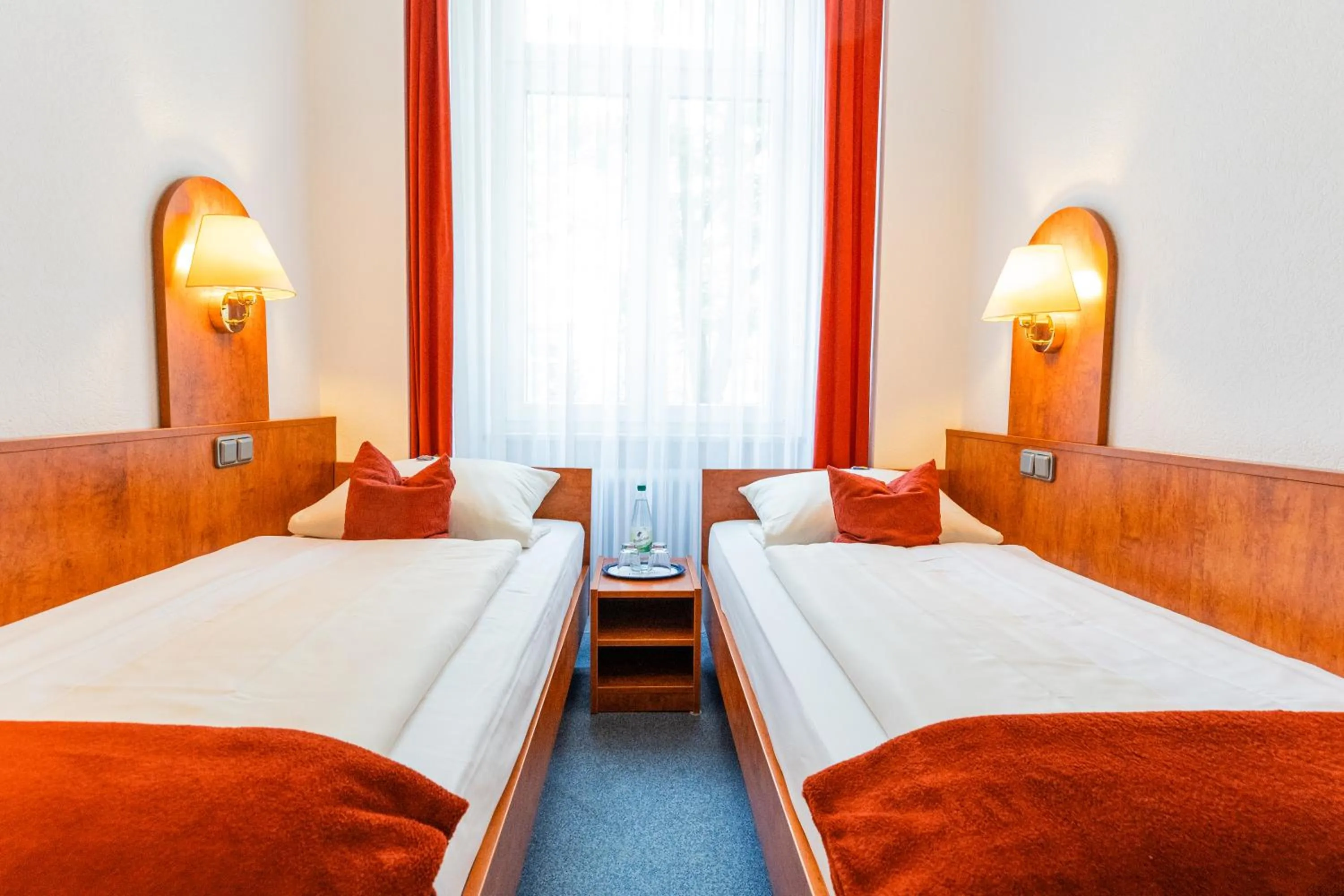Bed in Hotel West an der Bockenheimer Warte