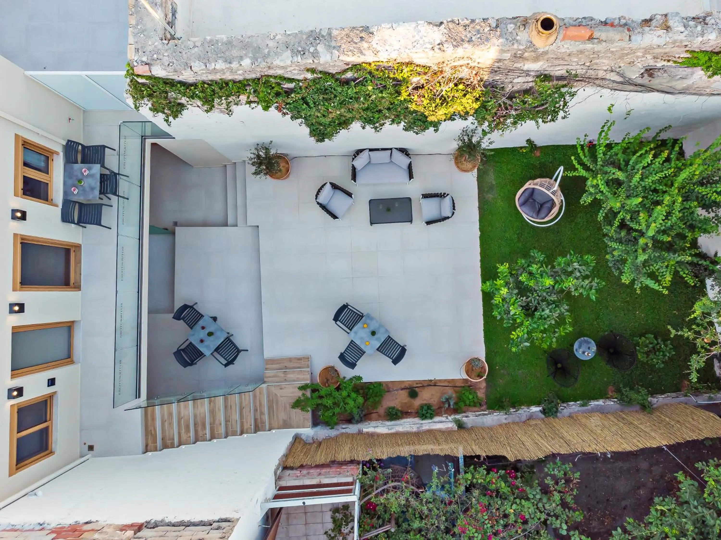 Bird's eye view in Erotokritos City Luxury Suites