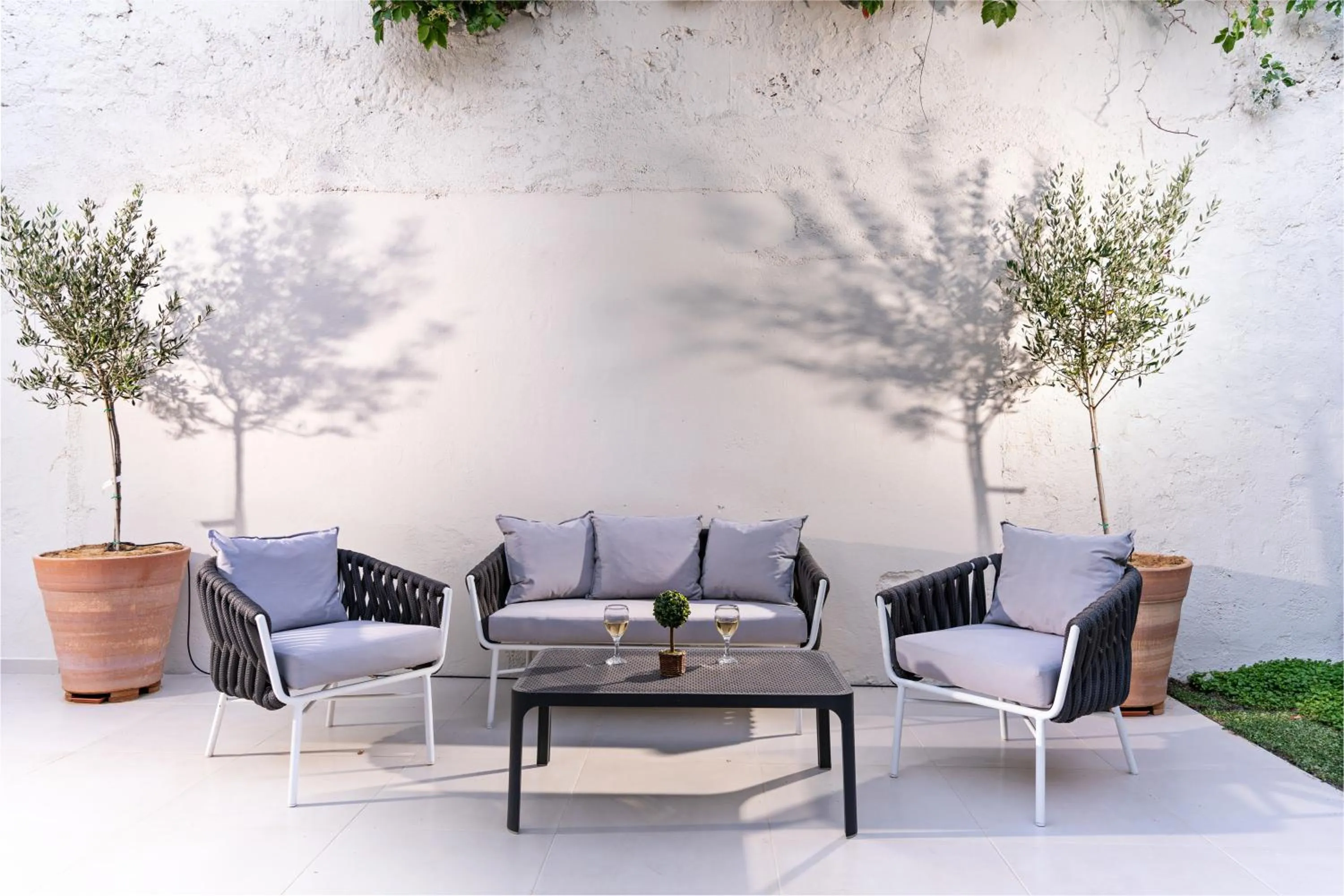 Patio in Erotokritos City Luxury Suites