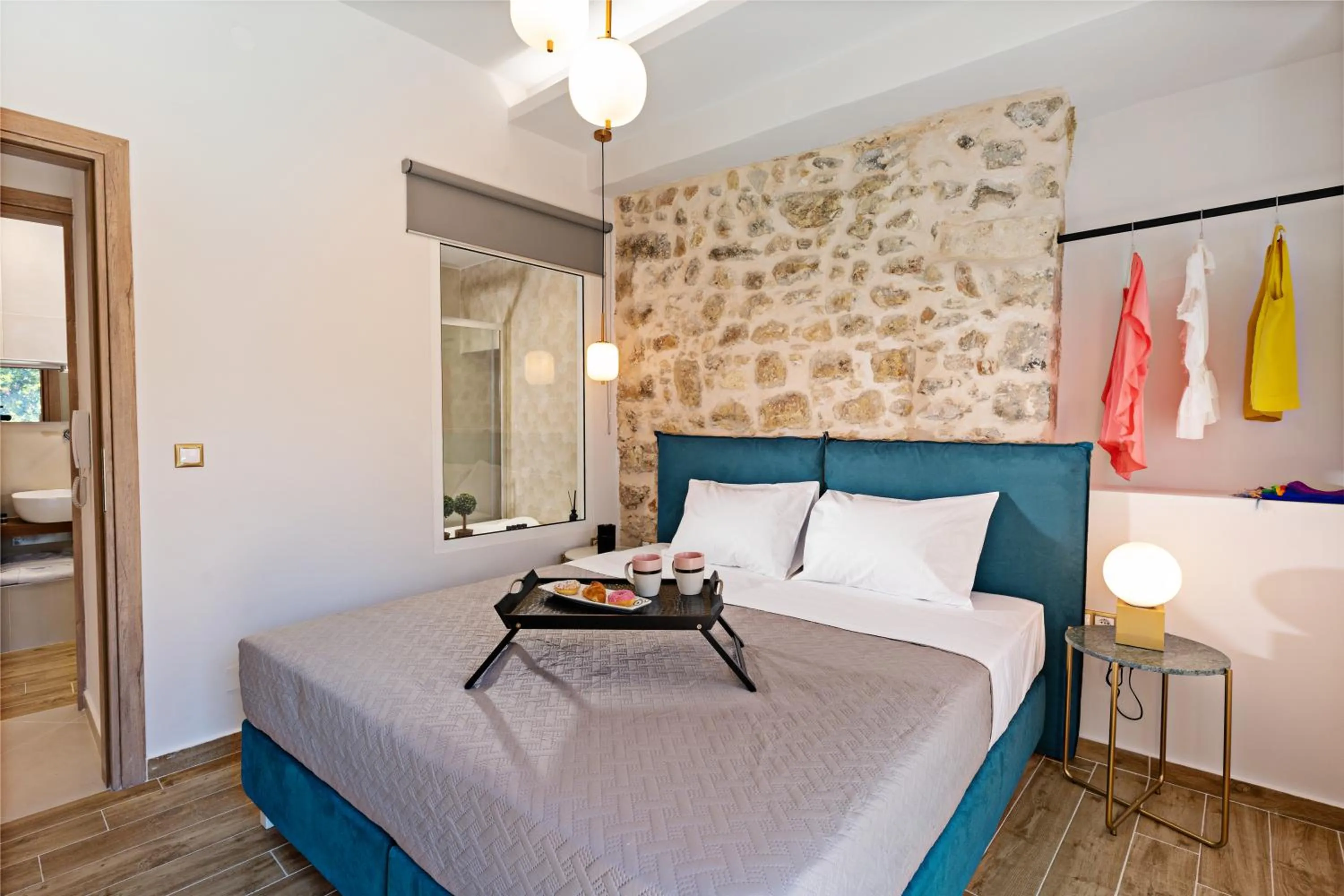 Bedroom, Bed in Erotokritos City Luxury Suites