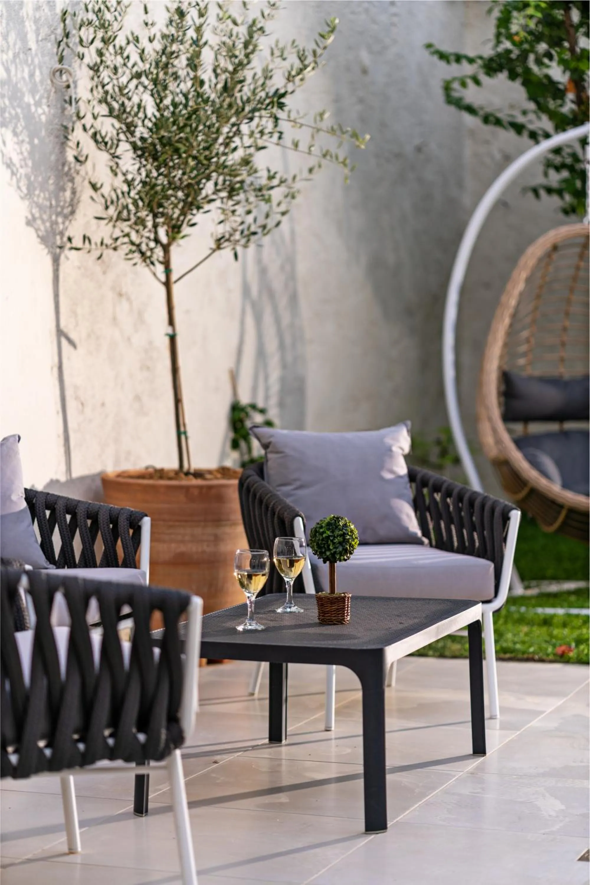 Patio in Erotokritos City Luxury Suites