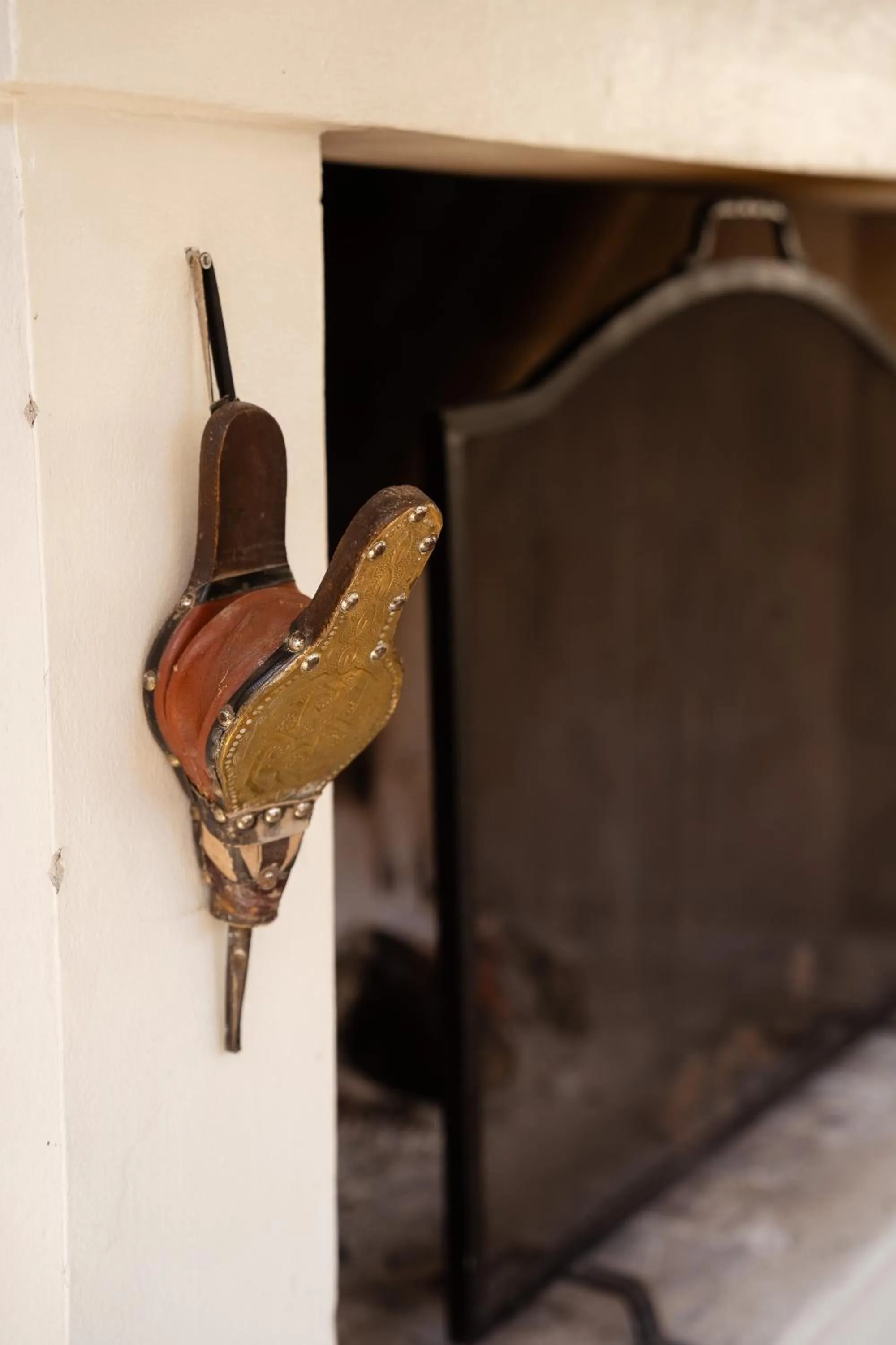 fireplace, Bed in Villa Vicuña Salta Hotel Boutique