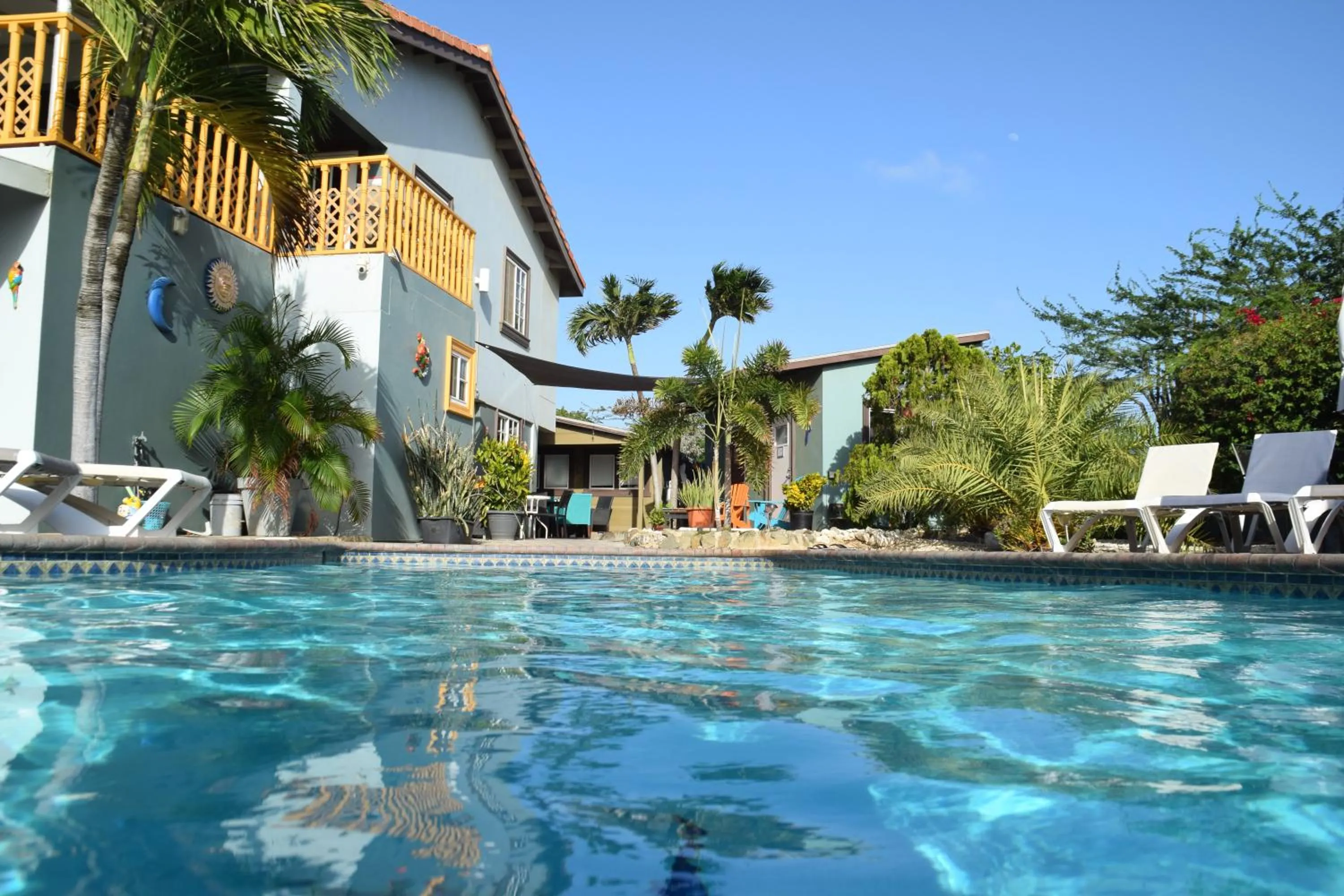 Garden in La Felicidad Aruba