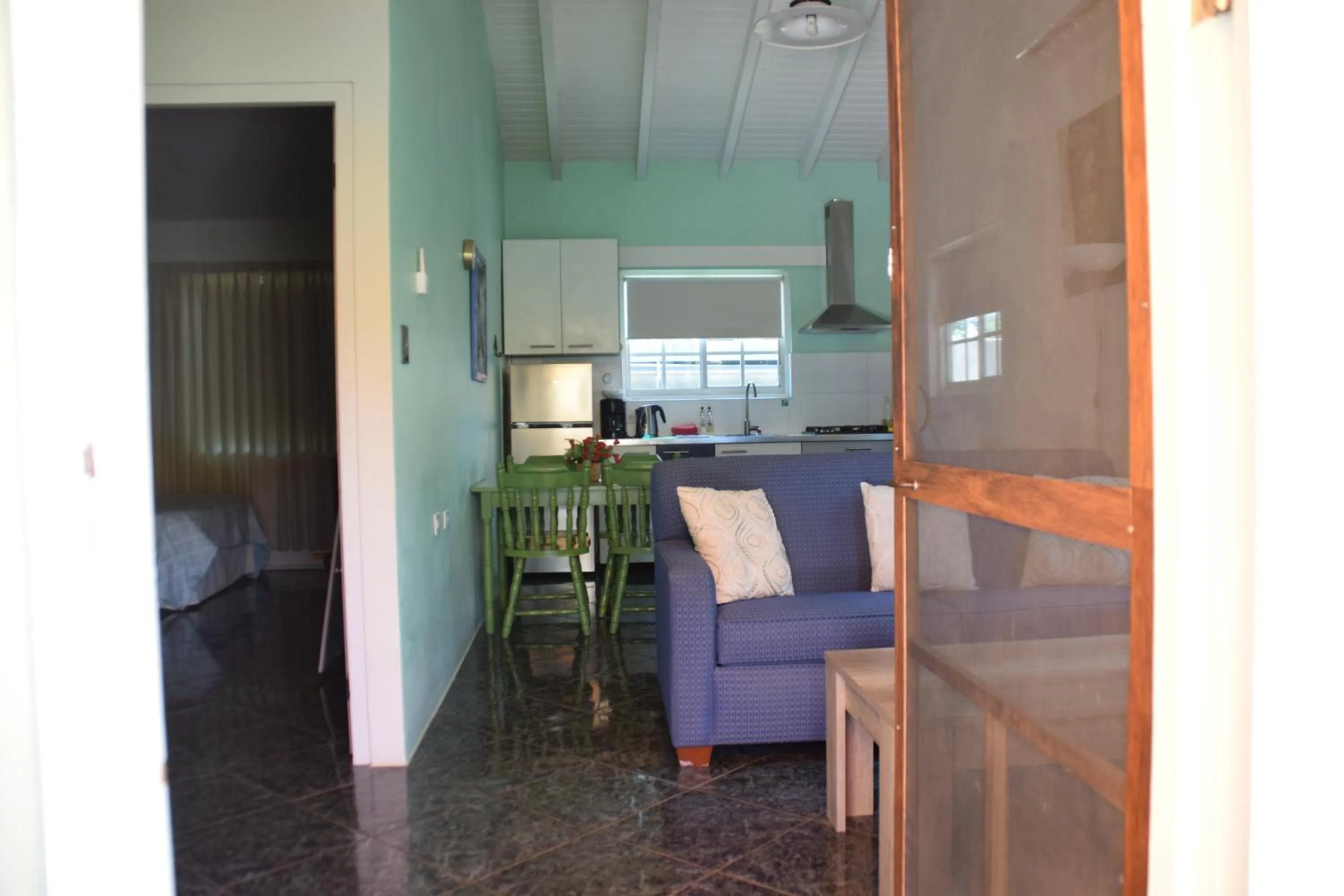 Living room in La Felicidad Aruba