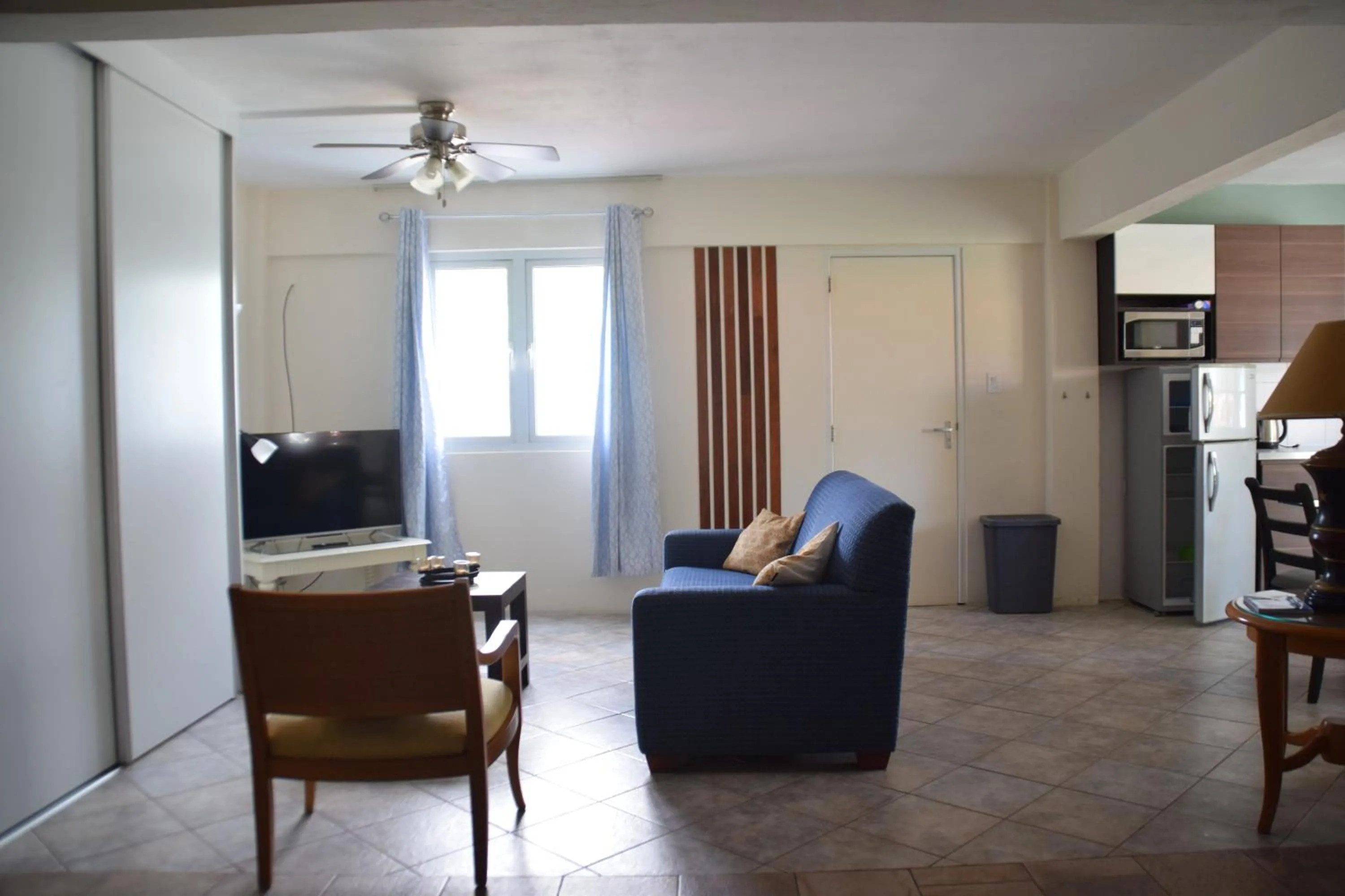 Living room in La Felicidad Aruba