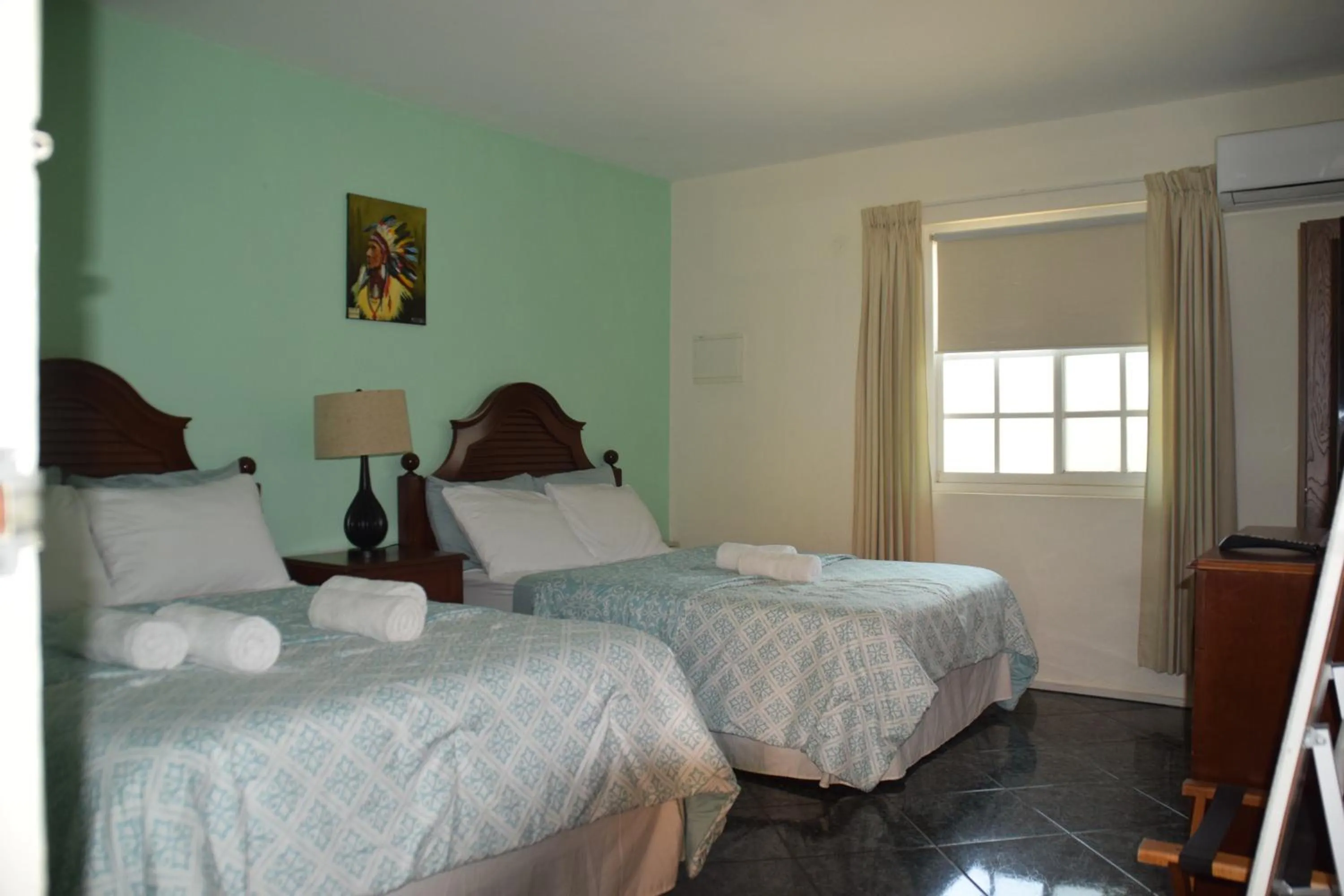 Bedroom, Bed in La Felicidad Aruba