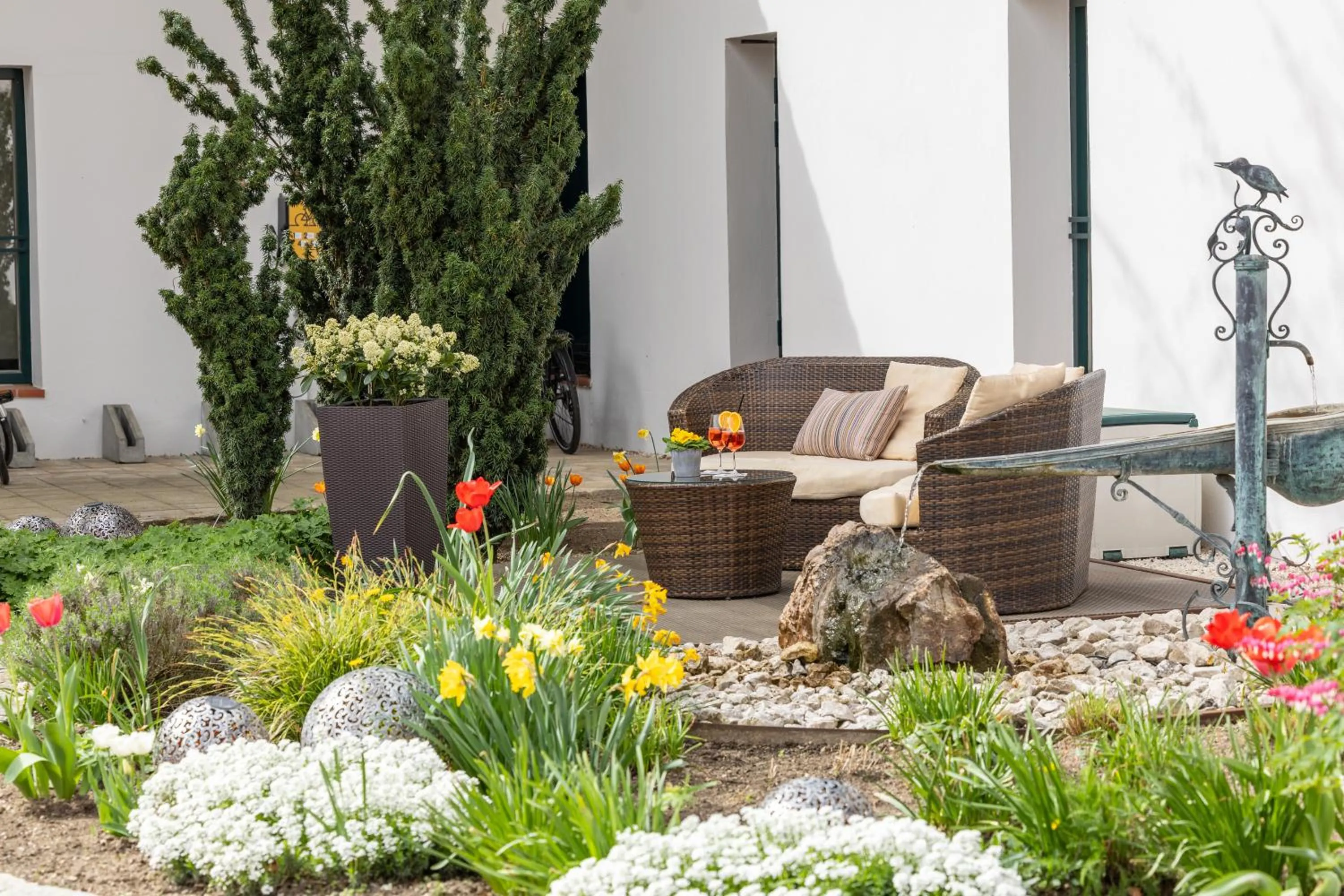 Seating area in Hotel Chrysantihof