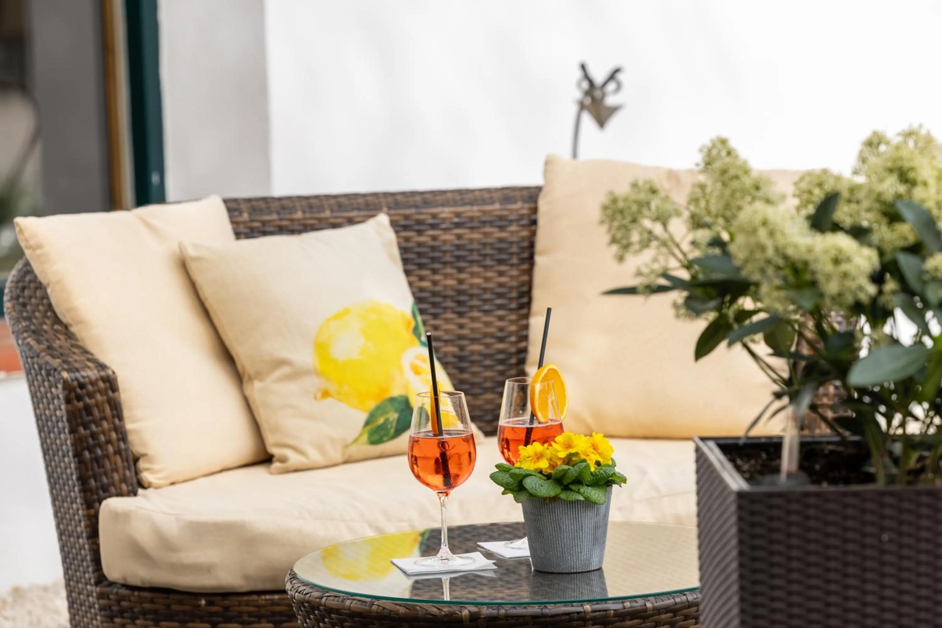 Patio in Hotel Chrysantihof