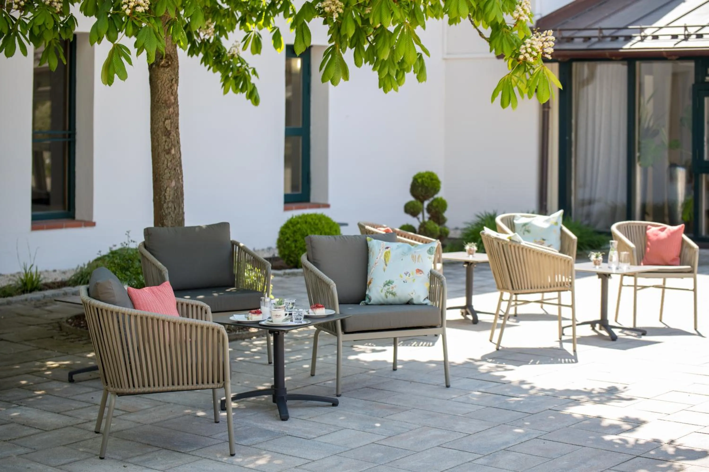 Patio in Hotel Chrysantihof