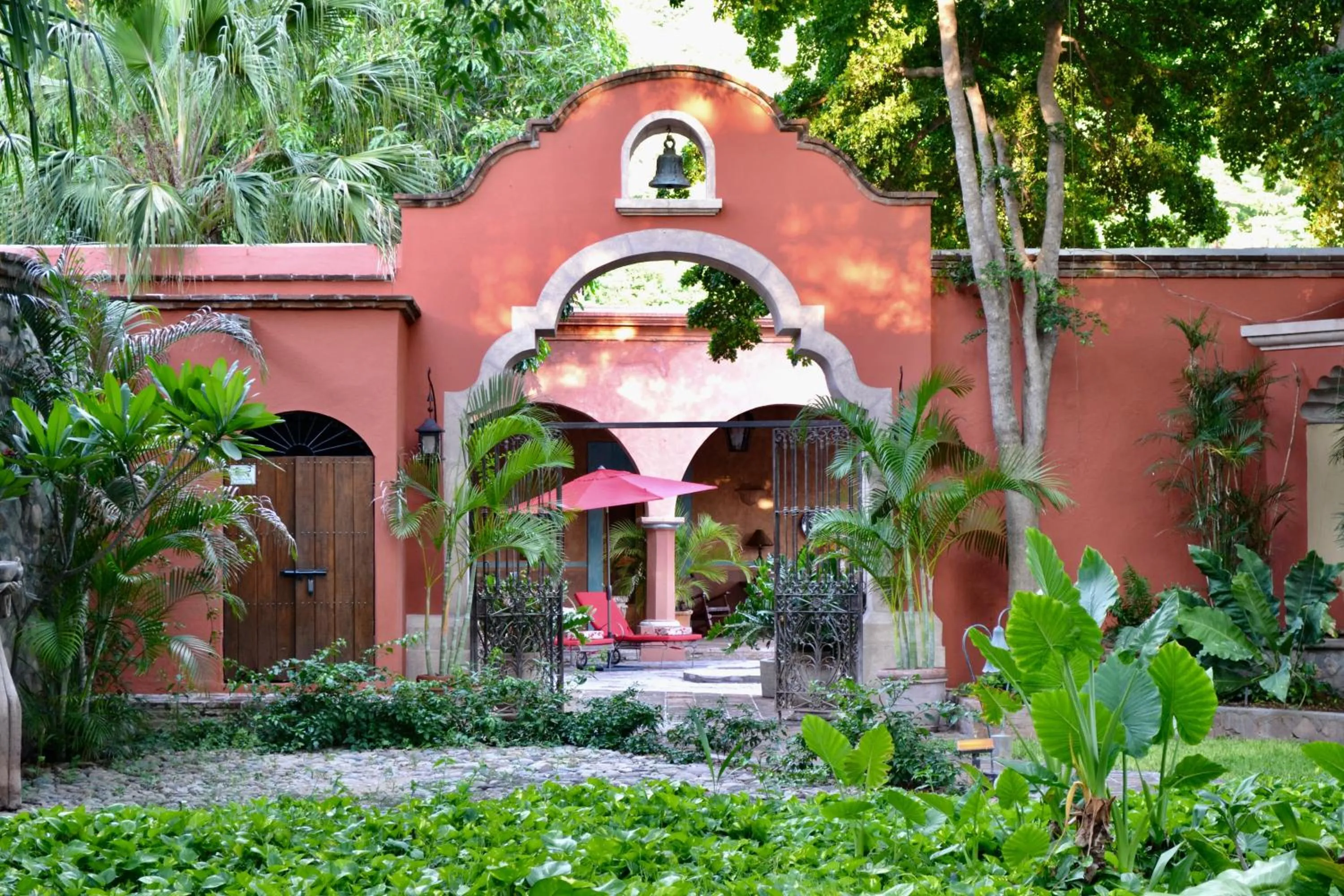 Garden in Hacienda de los Santos