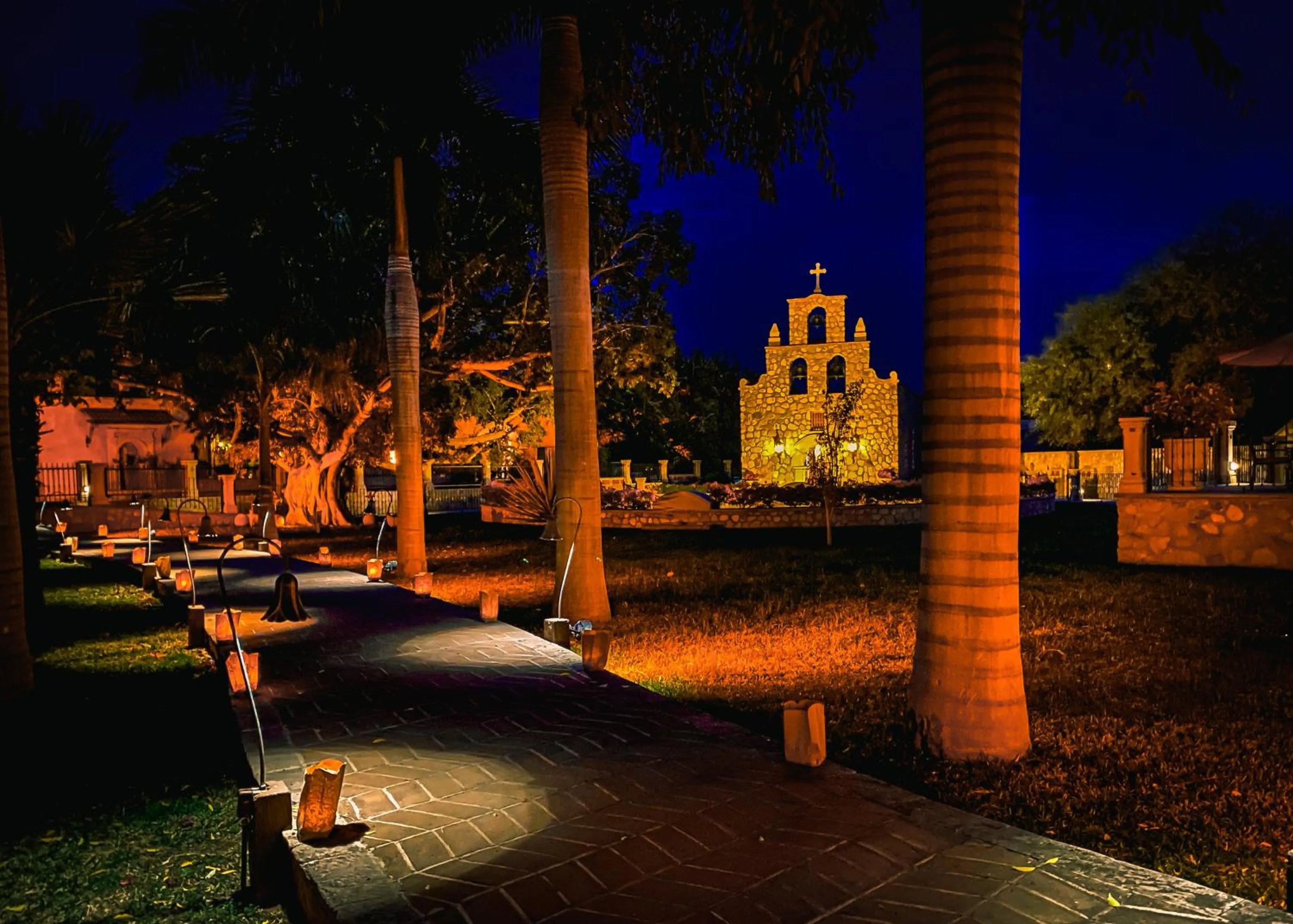 Garden in Hacienda de los Santos