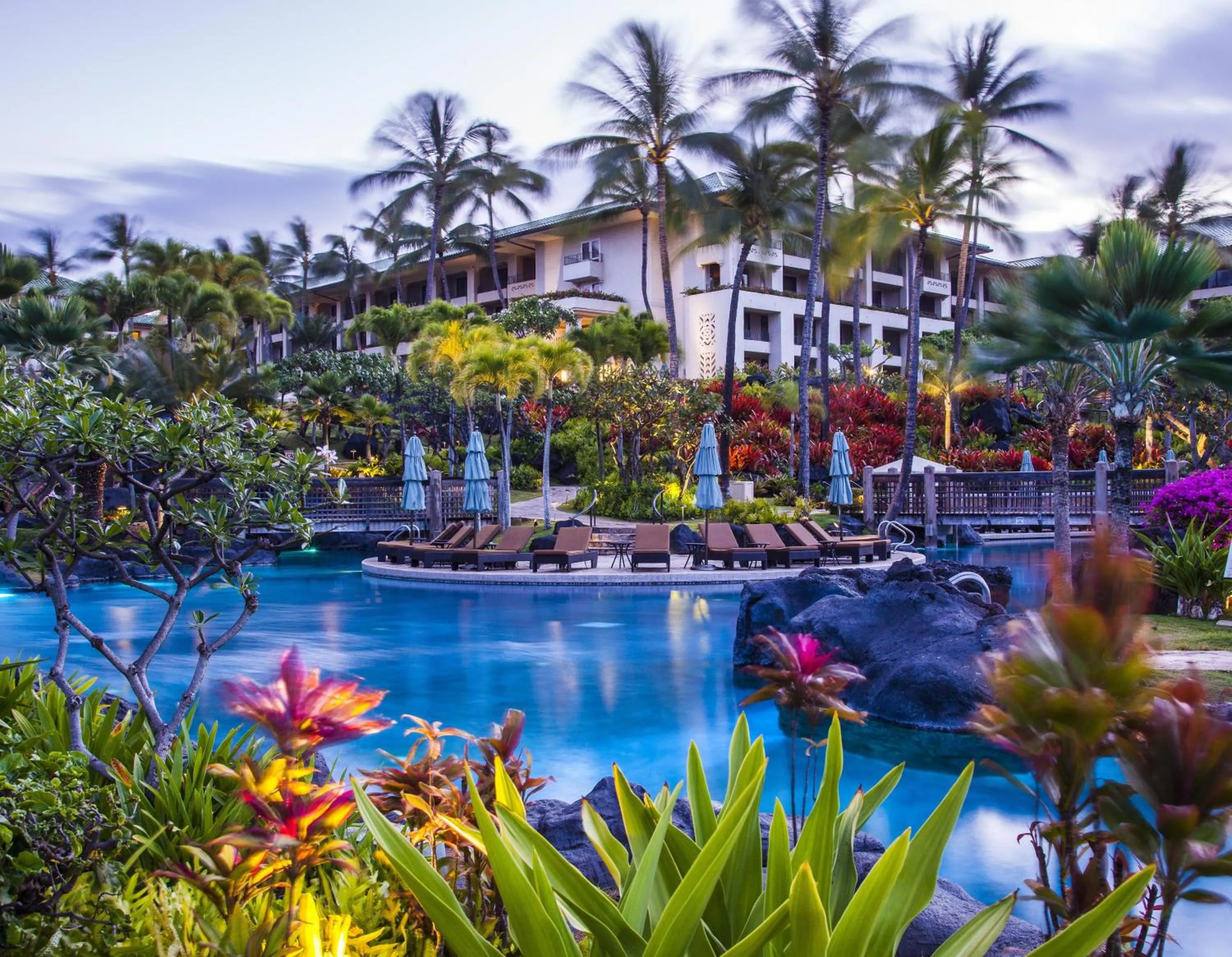 Swimming pool in Grand Hyatt Kauai Resort & Spa