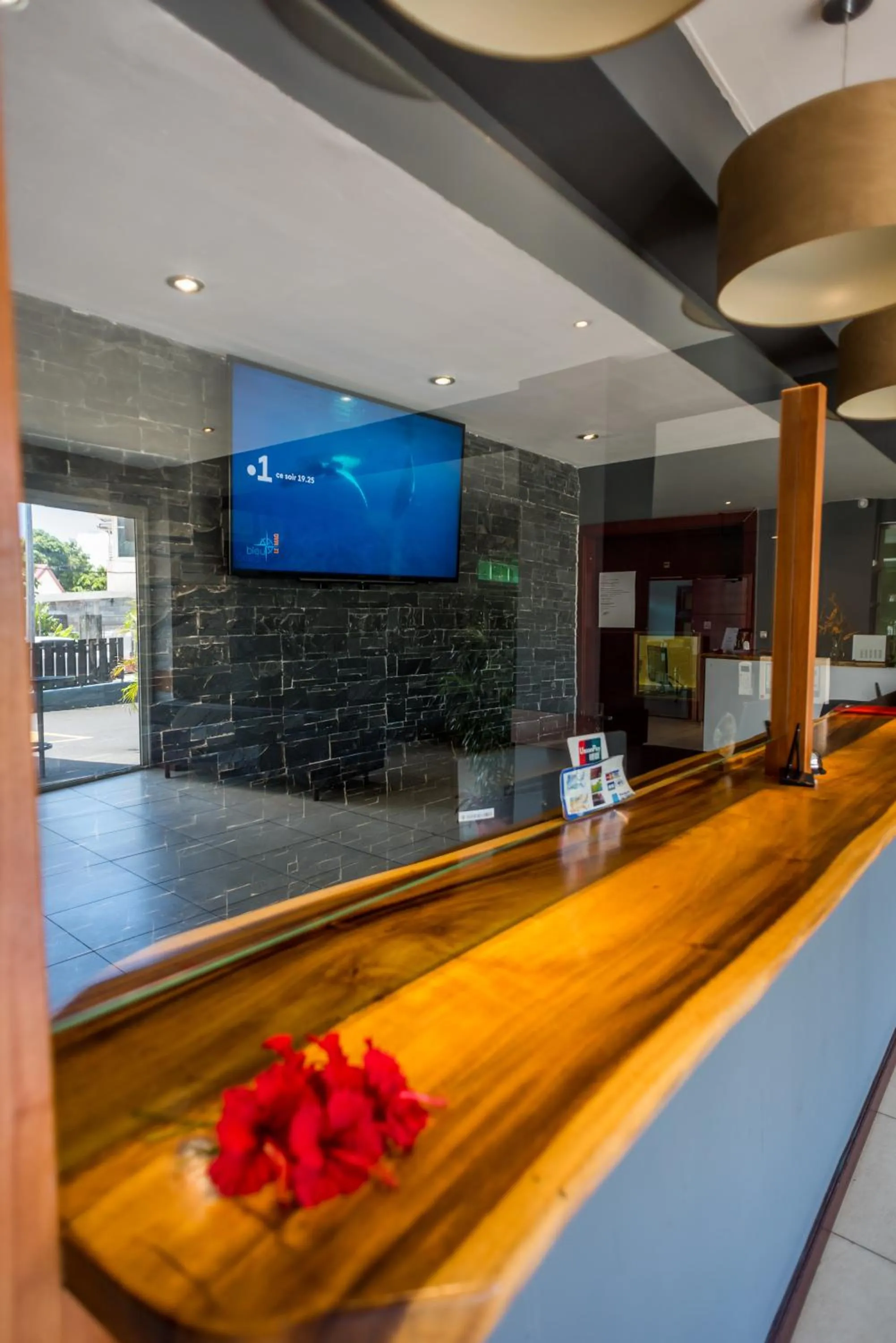 Lobby or reception in Hotel Sarah Nui