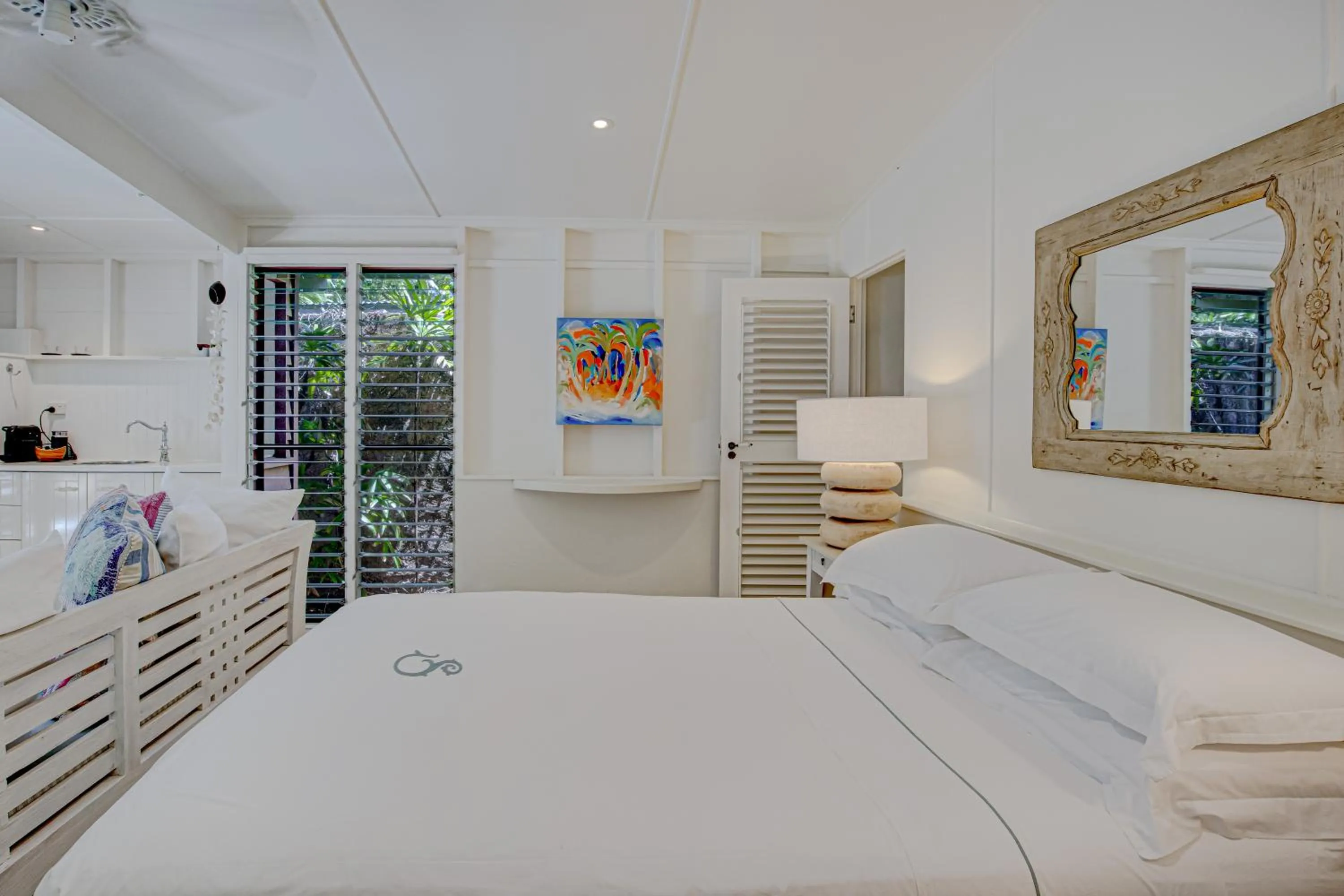 Bed in Sejala Beach Huts