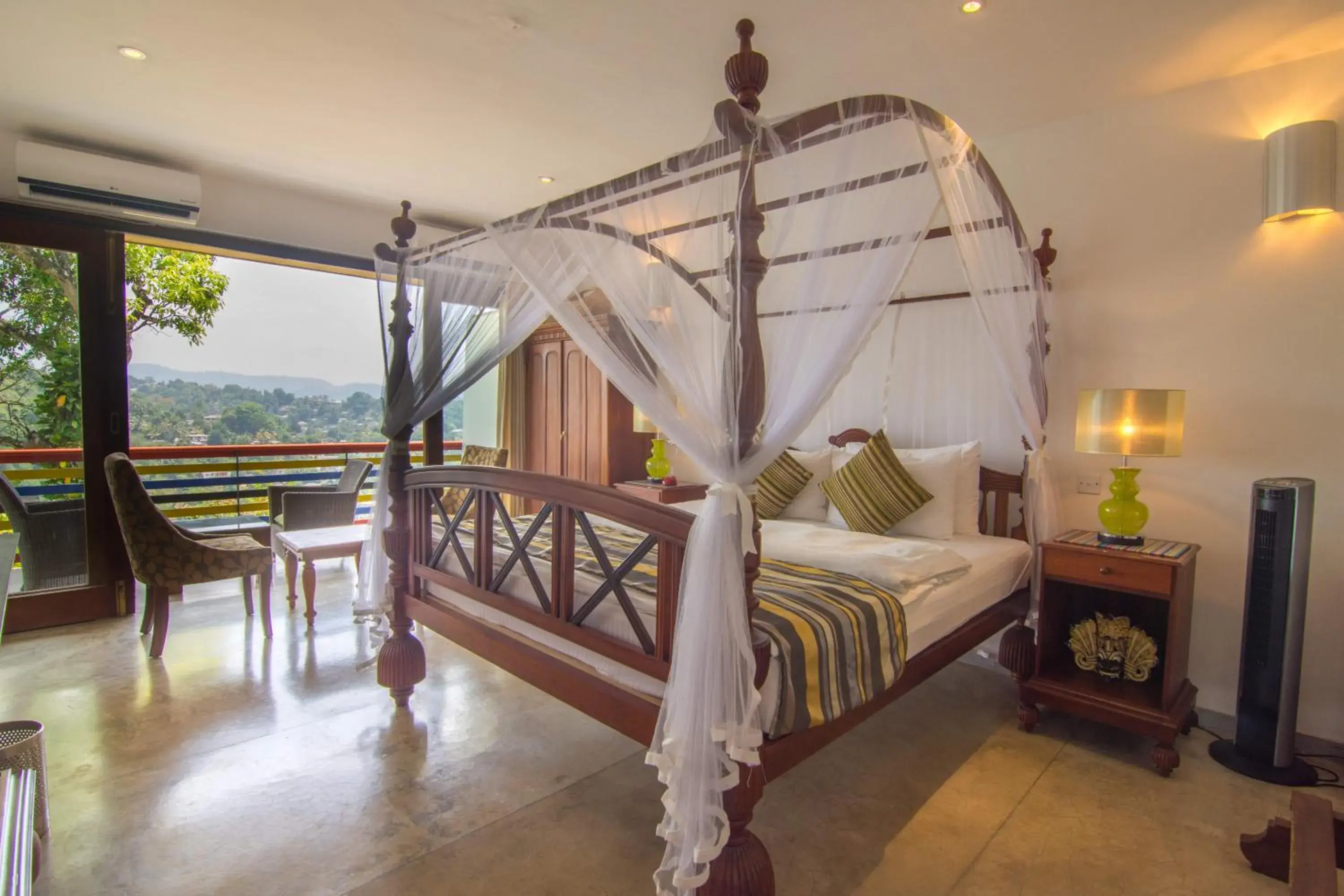 Deluxe Double Room with Balcony in The Elephant Stables Deluxe Double Room with Balcony in The Elephant Stables