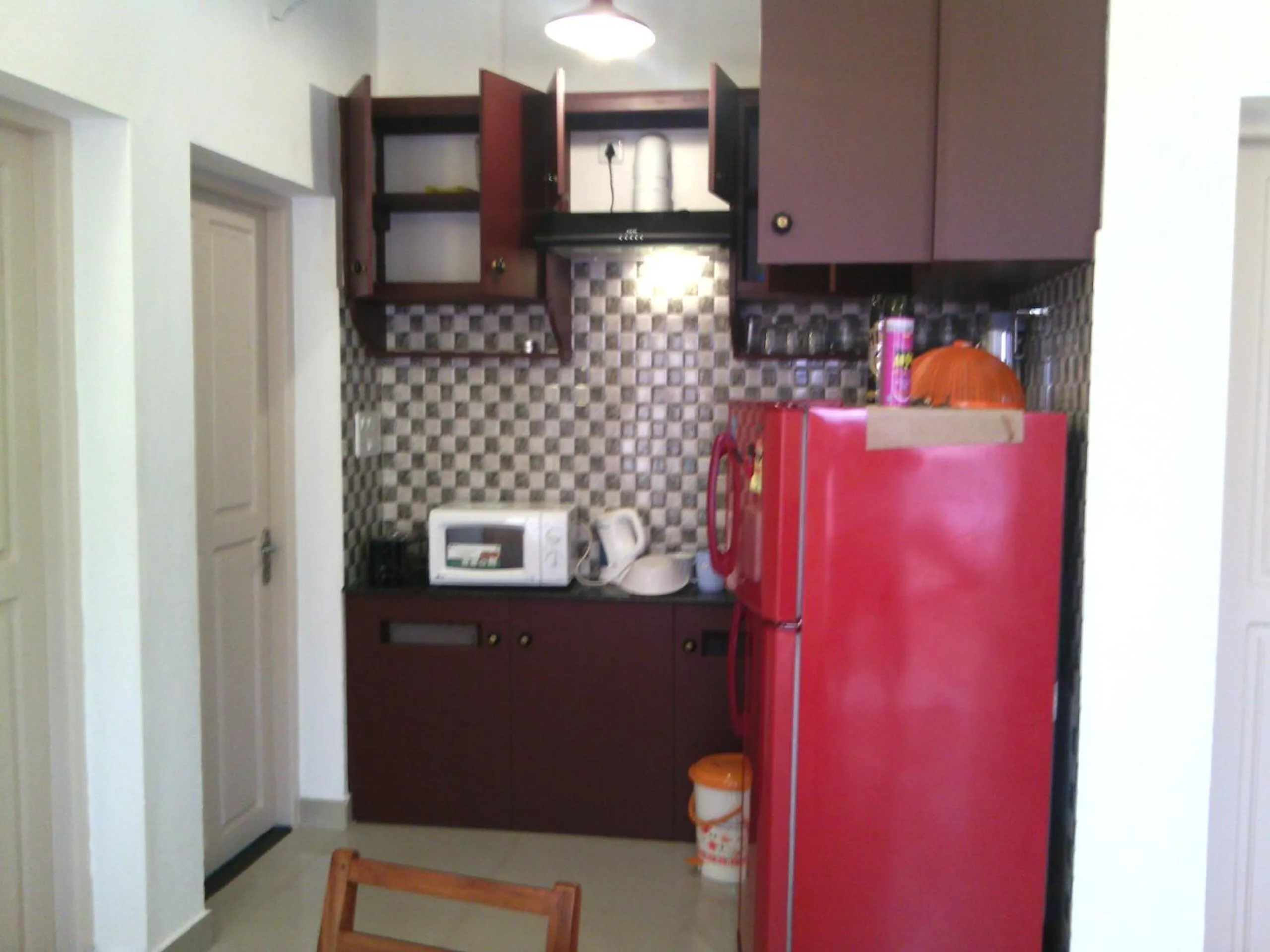 Kitchen or kitchenette in Nathans Holiday Home