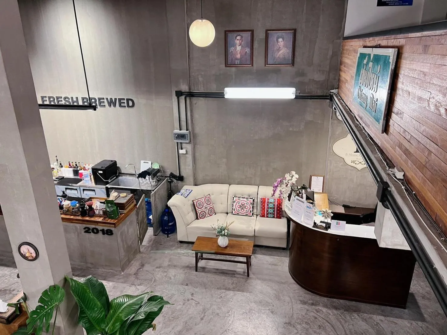 Lobby or reception in B House Chiang Mai Thailand