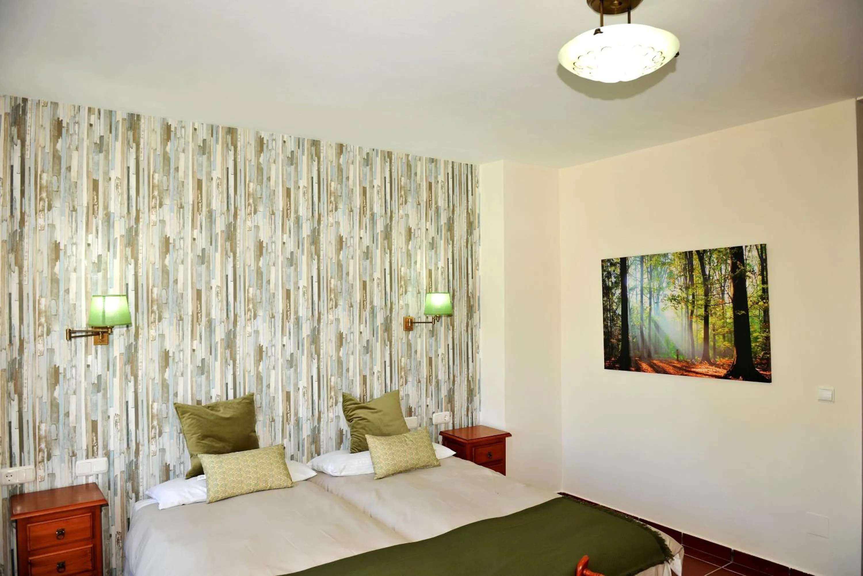 View (from property/room), Bed in La Fuentecilla